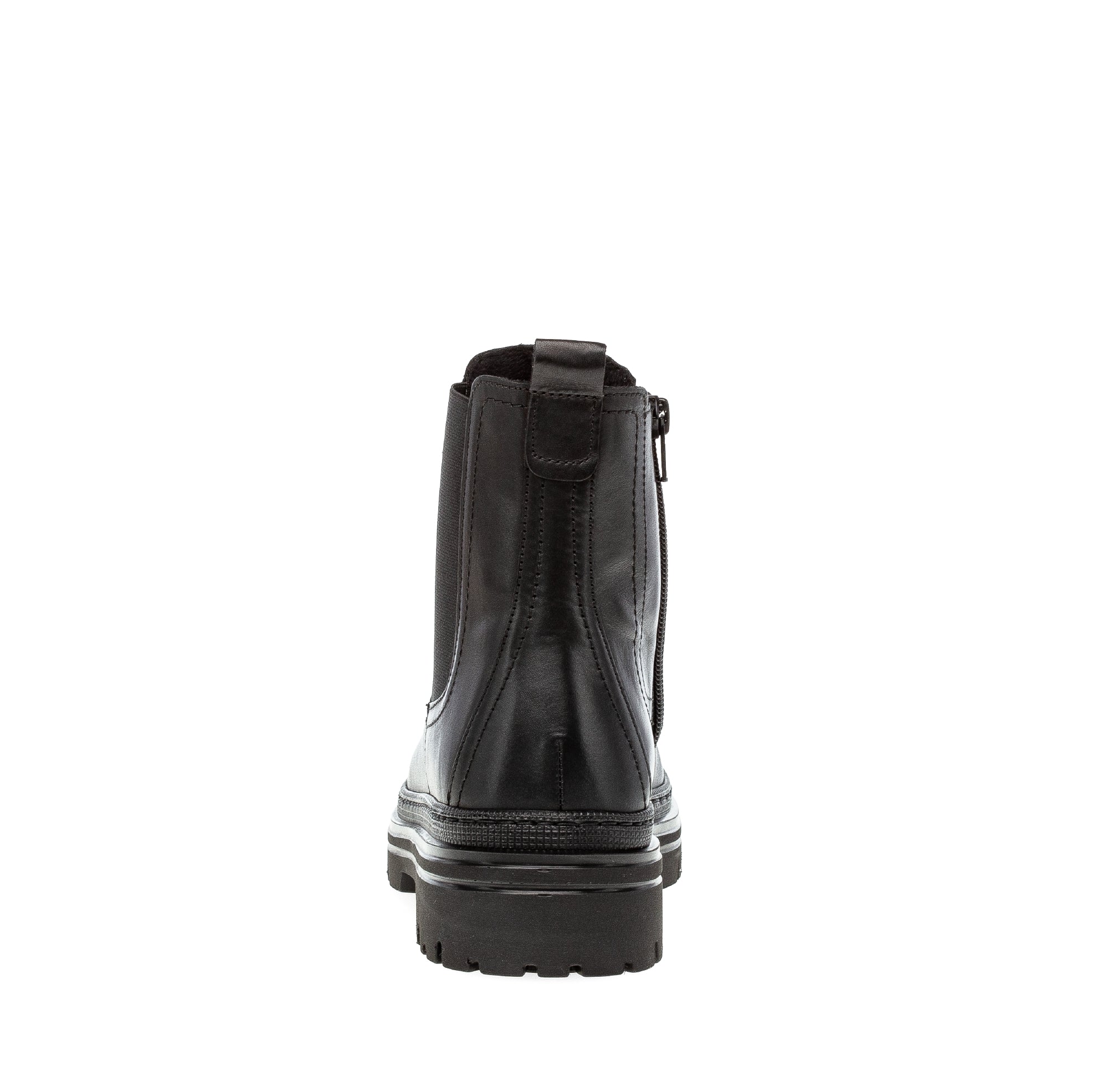 Bottines noires en cuir lisse - Image 6