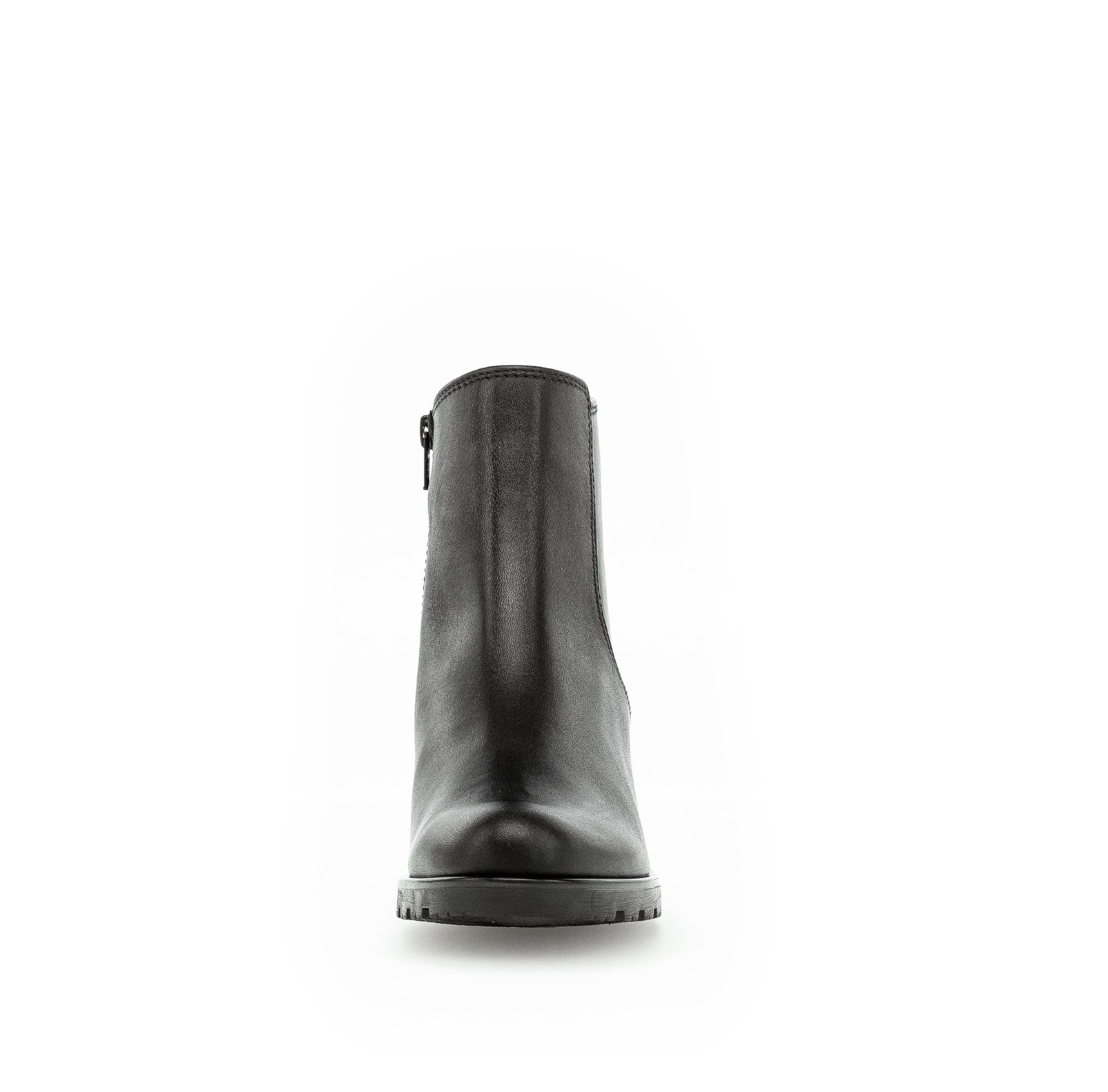 Bottines noires en cuir lisse - Image 5