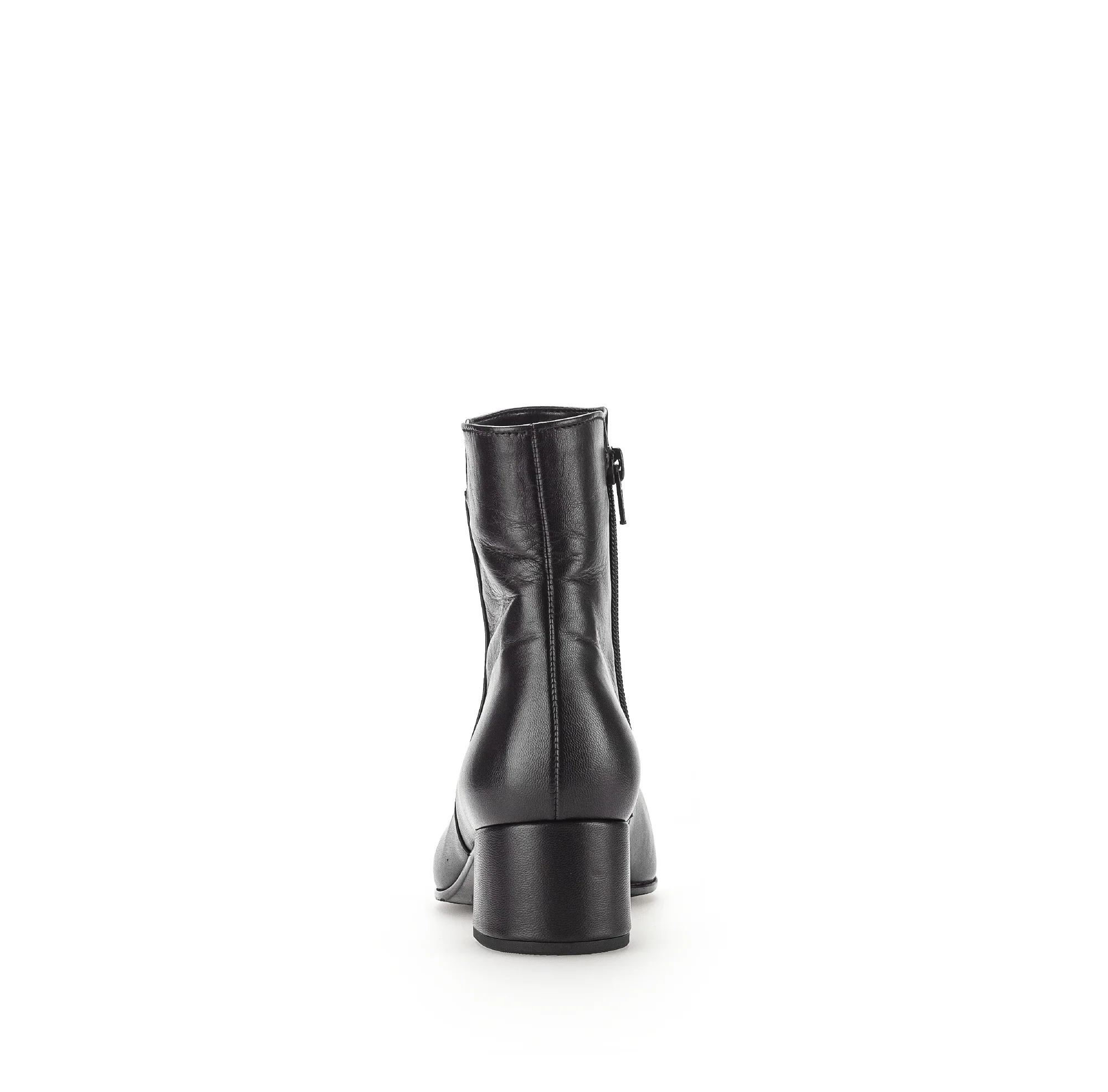 Bottines noires en cuir lisse - Image 6