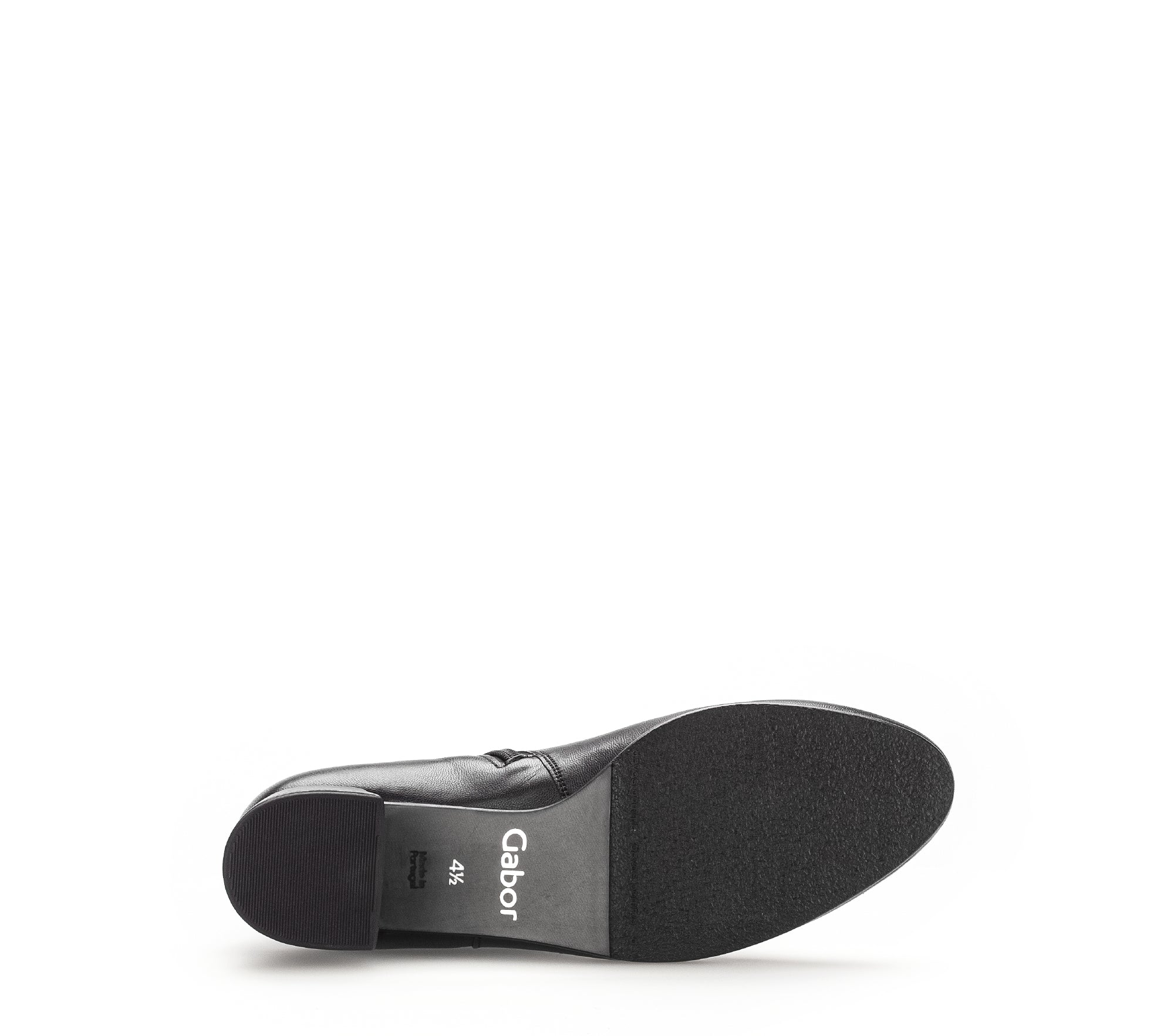 Bottines noires en cuir lisse - Image 7
