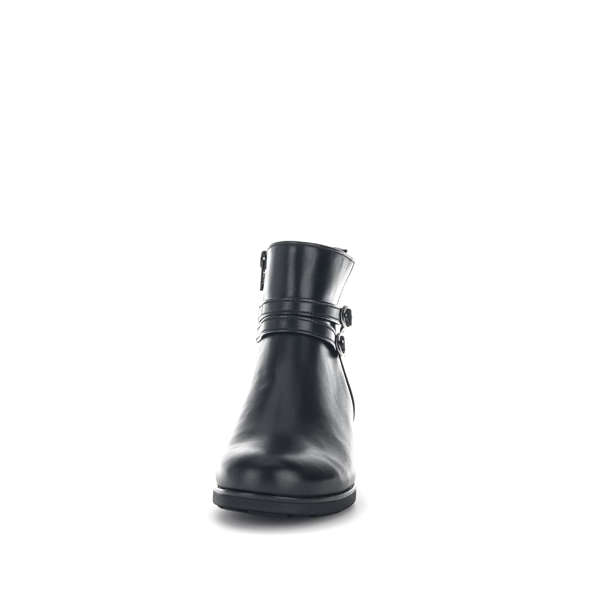 Bottines noires en cuir lisse - Image 5