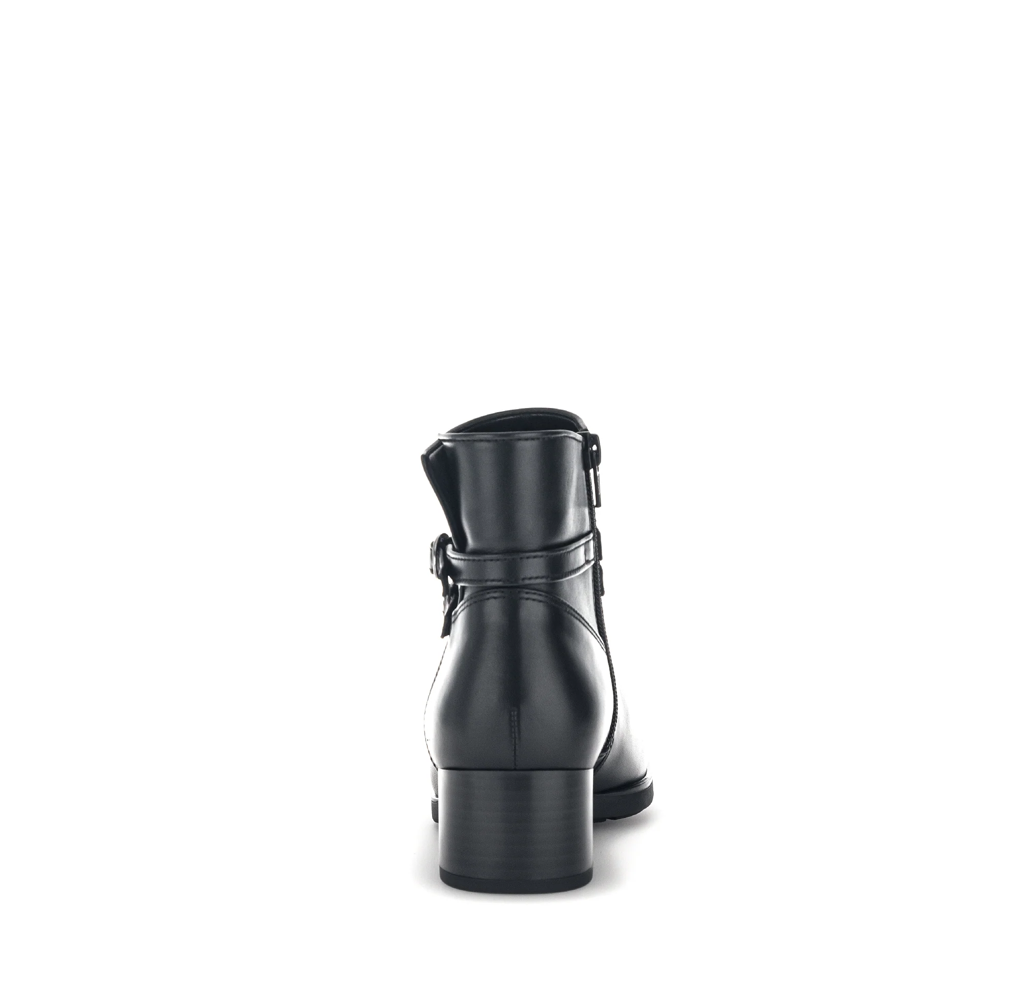 Bottines noires en cuir lisse - Image 6