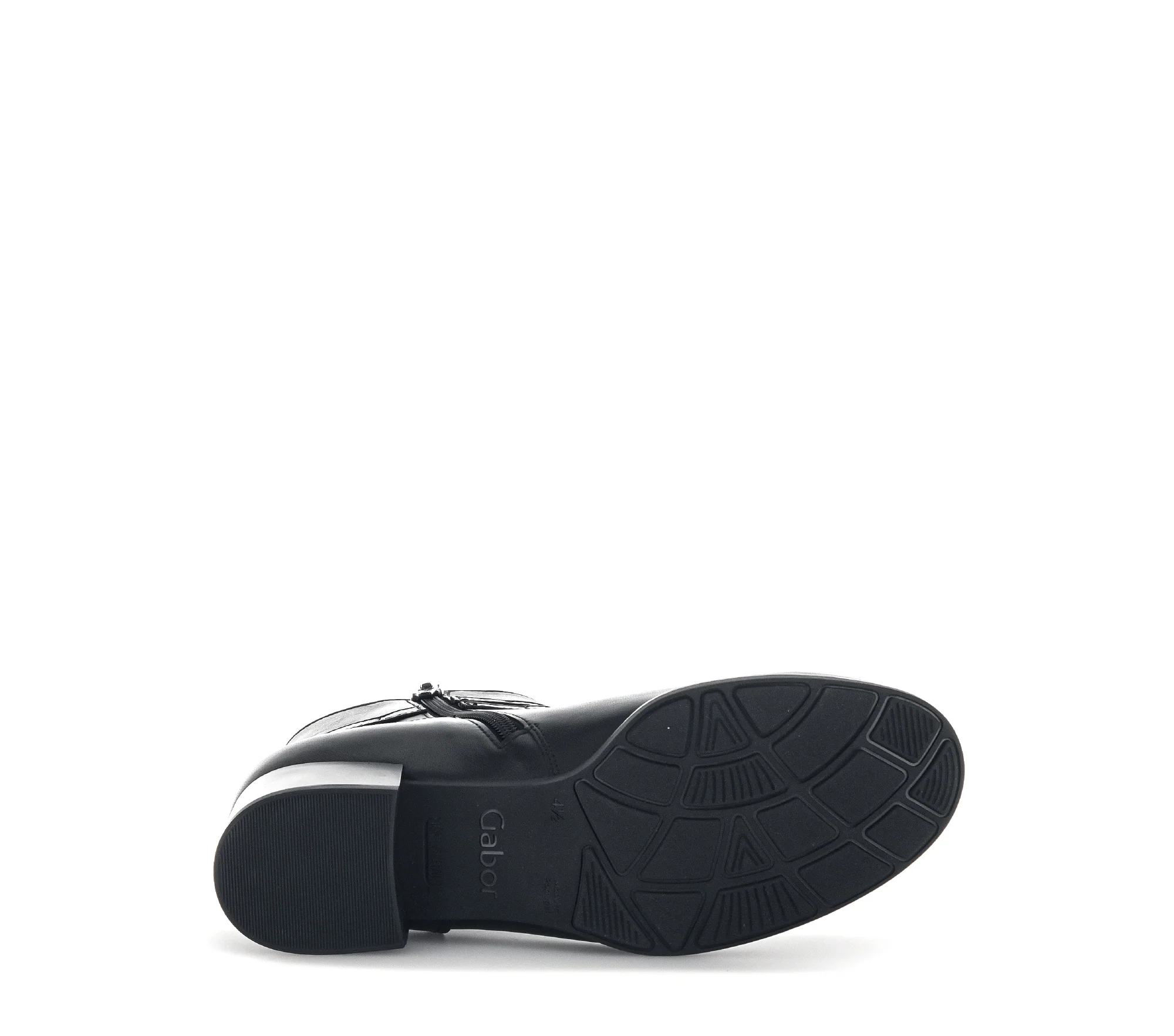 Bottines noires en cuir lisse - Image 7