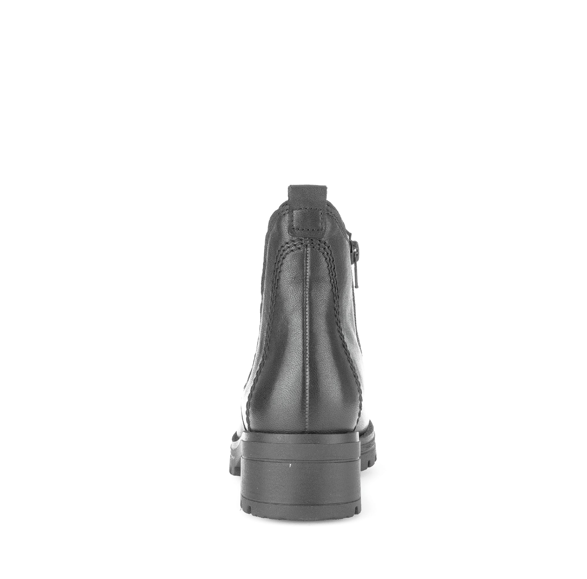 Bottines noires en cuir lisse - Image 5