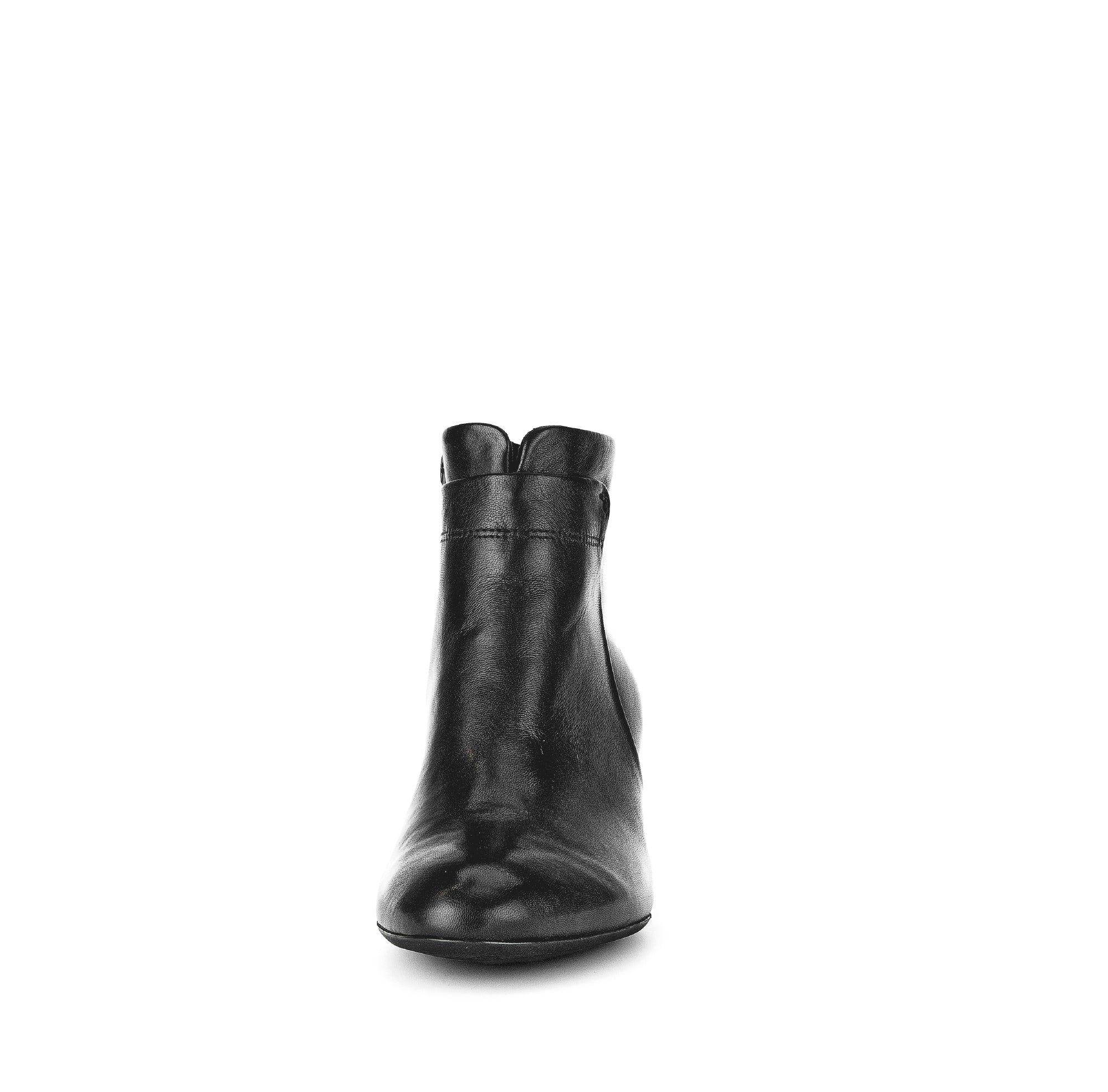 Bottines noires en cuir lisse - Image 4