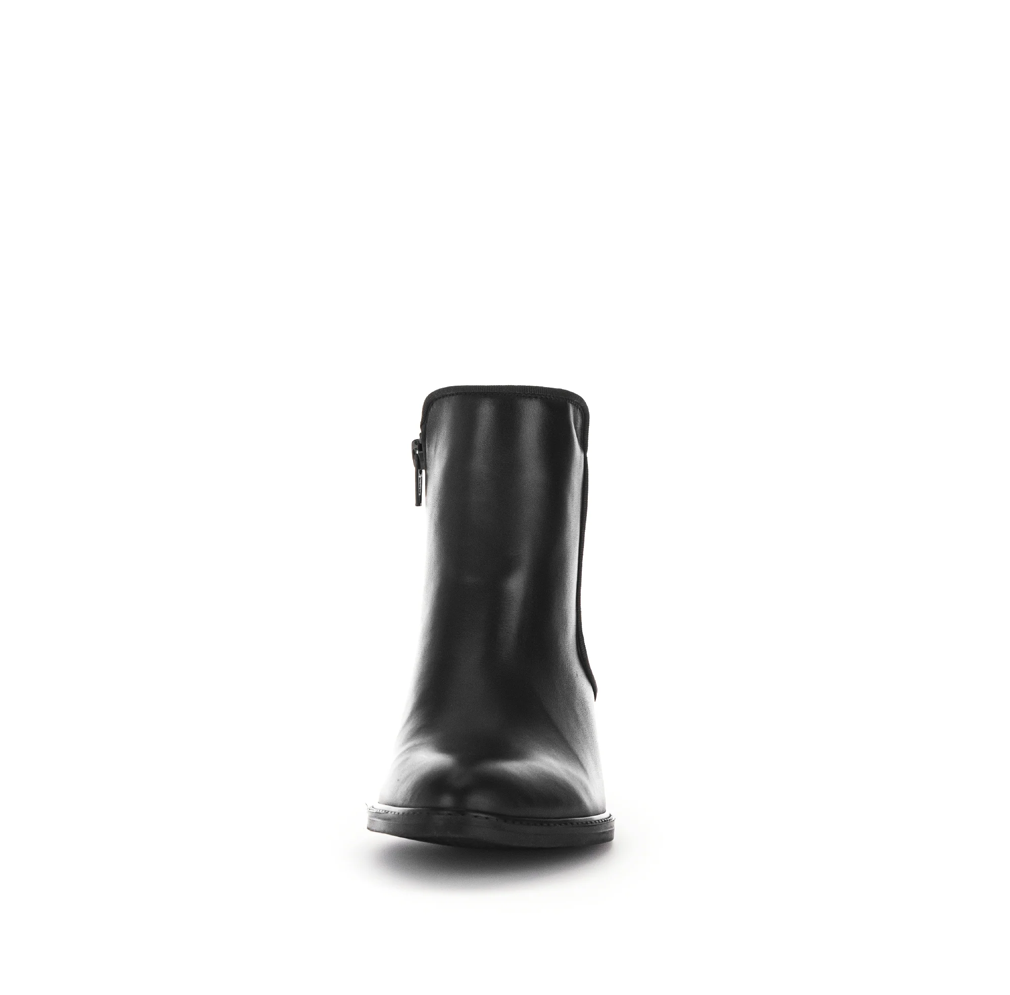 Bottines noires en cuir lisse - Image 4