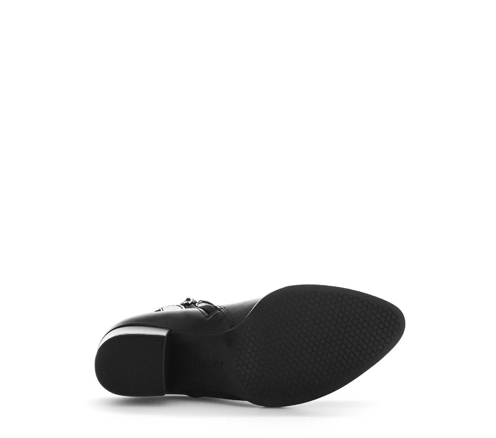 Bottines noires en cuir lisse - Image 7