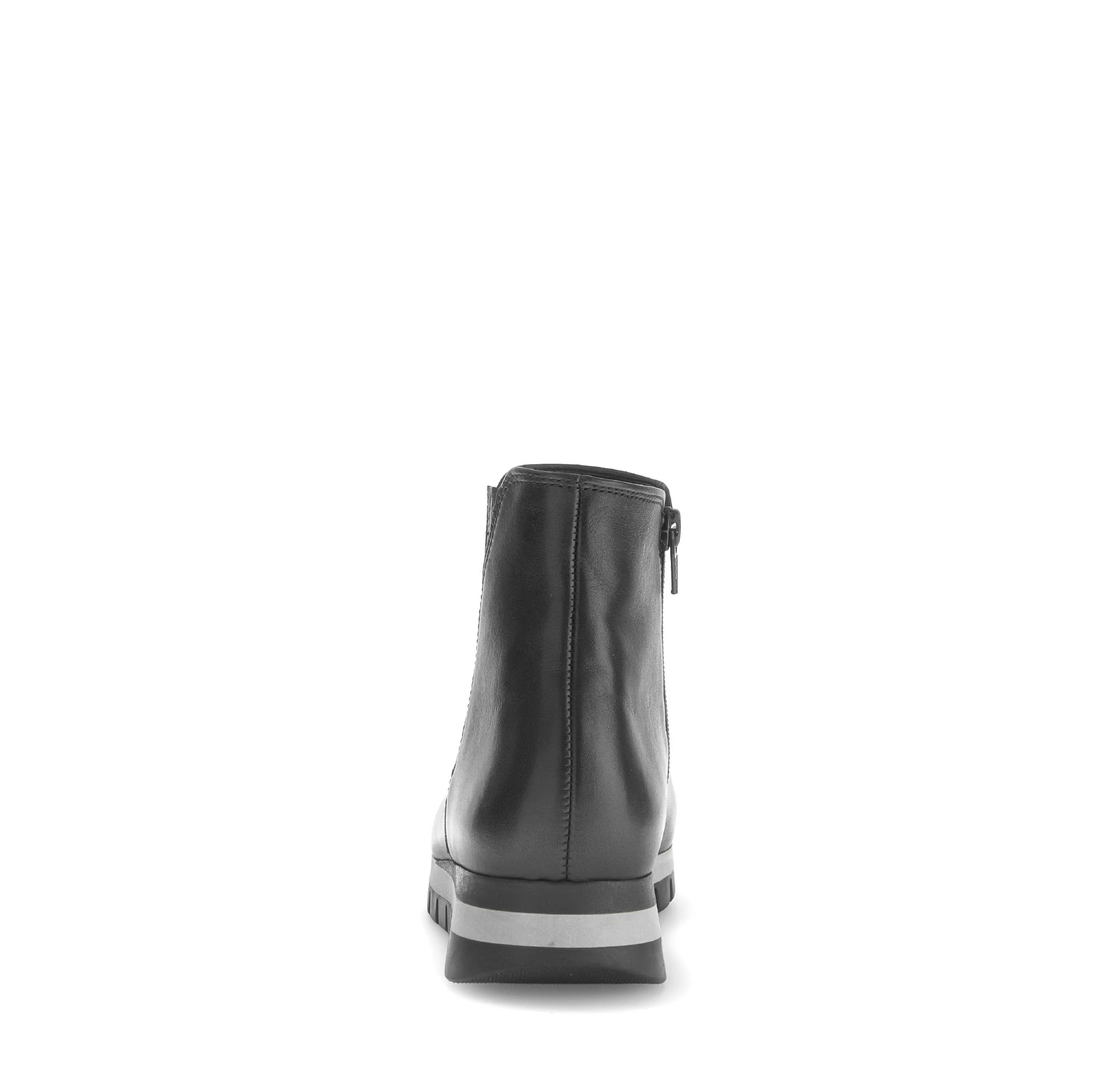 Bottines noires en cuir lisse - Image 4