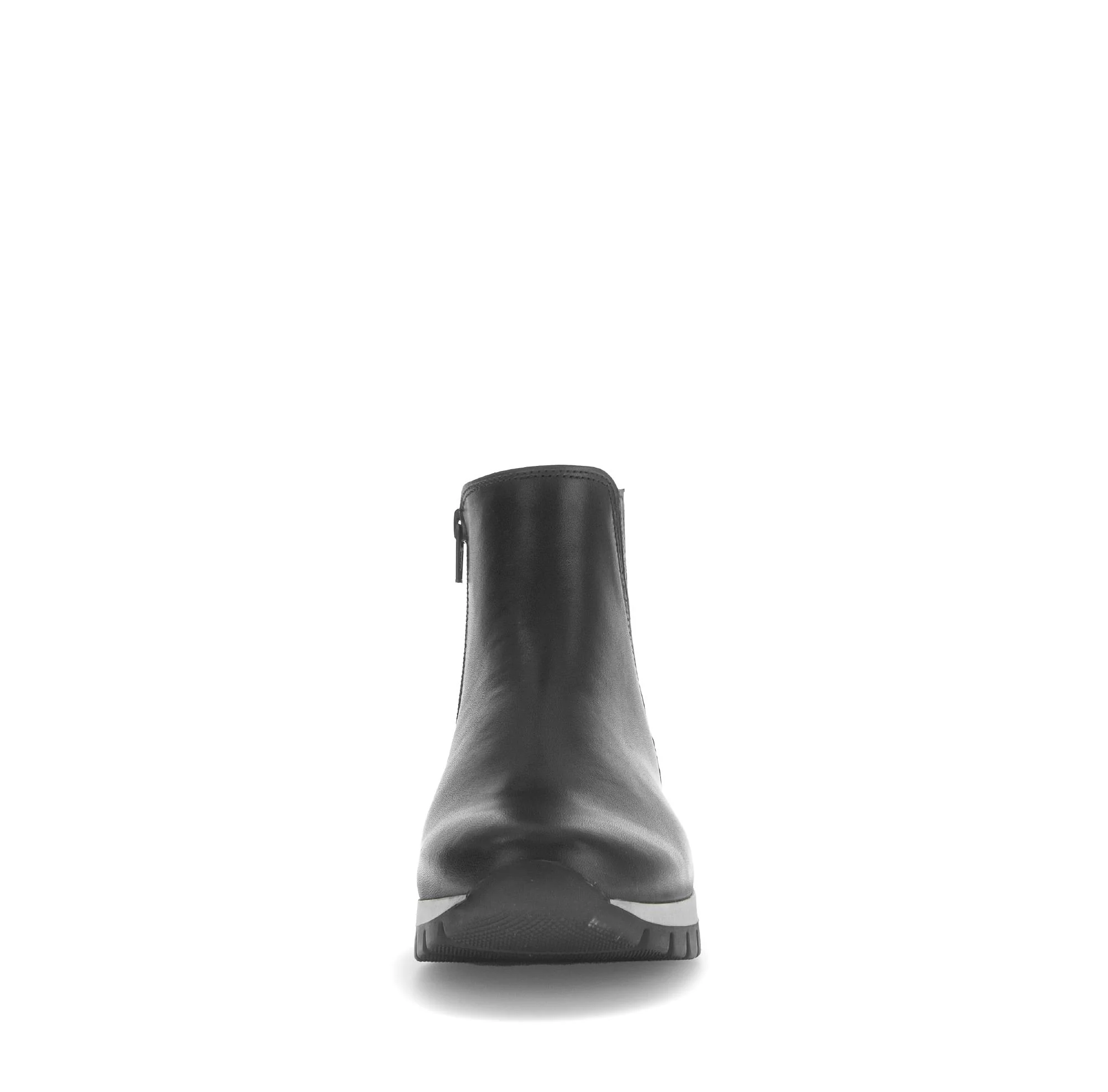 Bottines noires en cuir lisse - Image 5