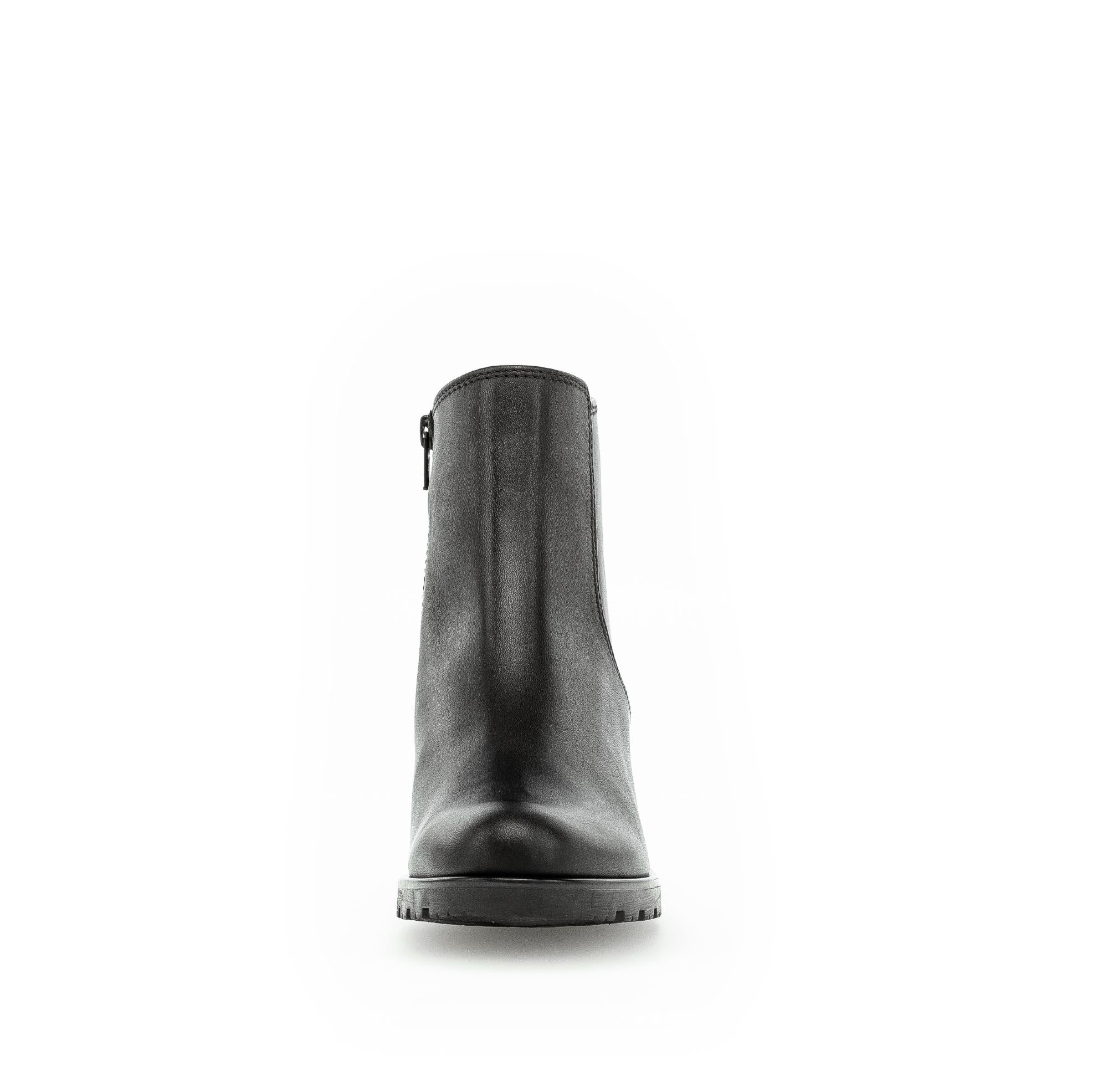 Bottines noires en cuir lisse - Image 5