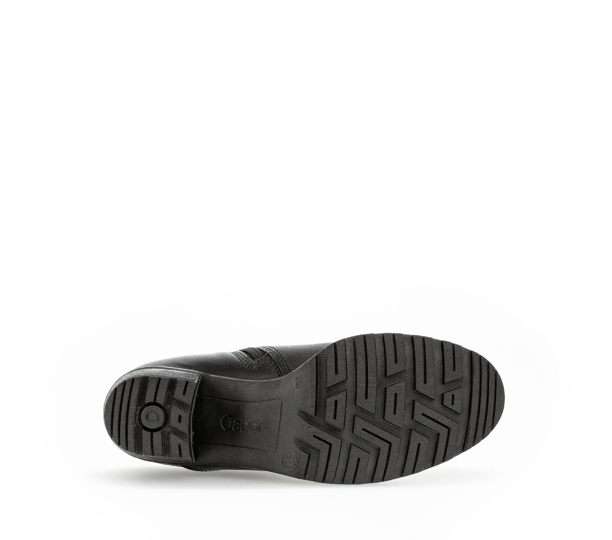 Bottines noires en cuir lisse - Image 7