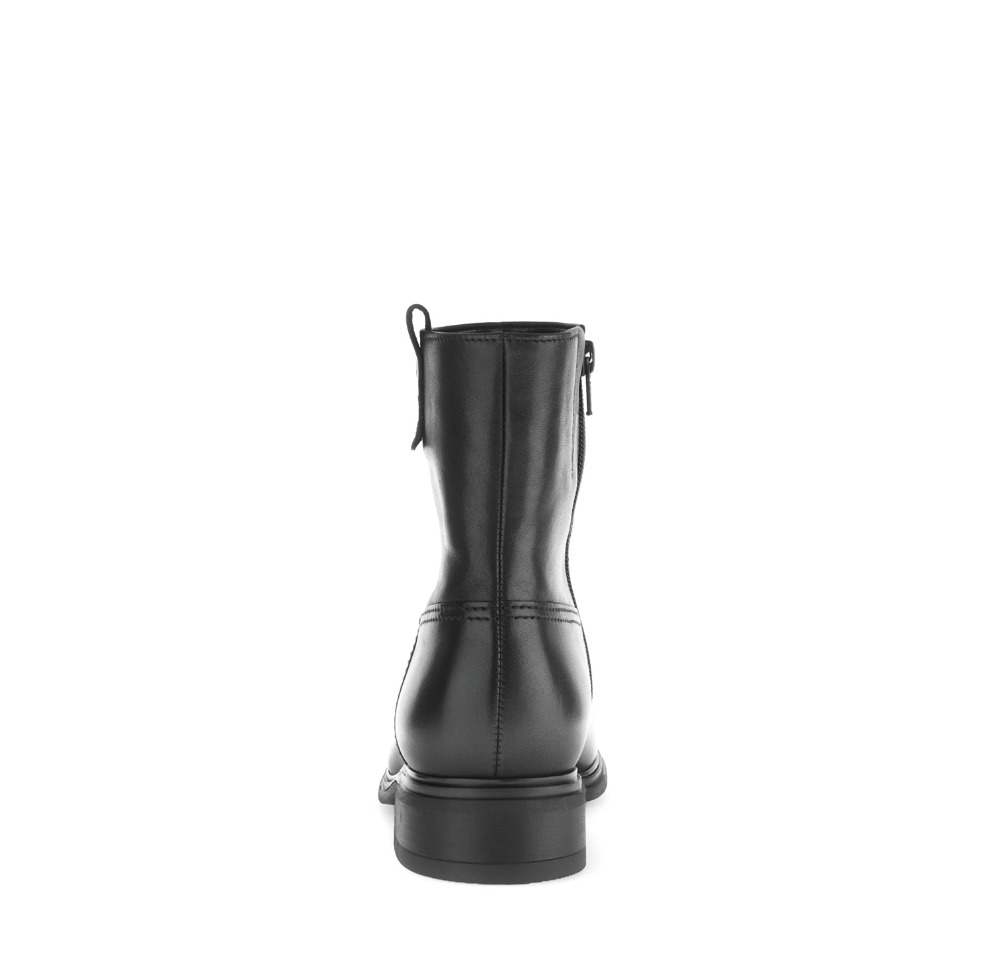 Bottines noires en cuir lisse - Image 4