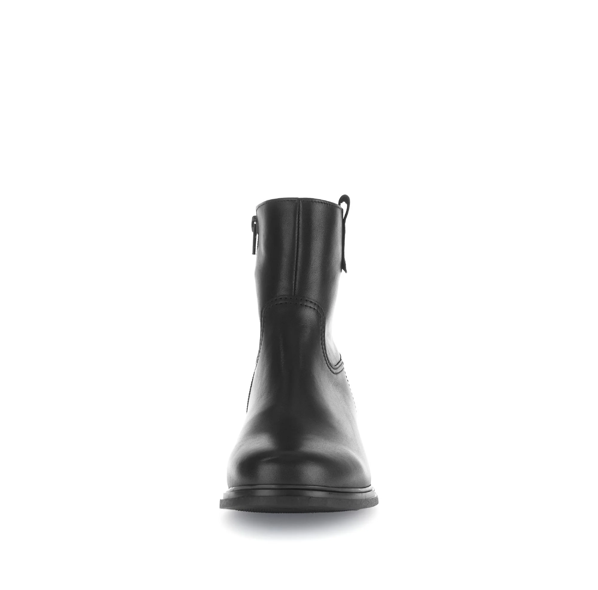 Bottines noires en cuir lisse - Image 5