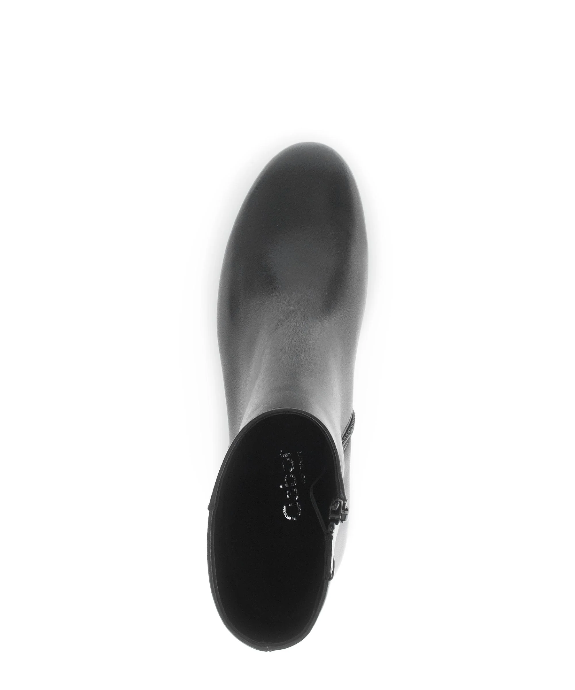 Bottines noires en cuir lisse - Image 3
