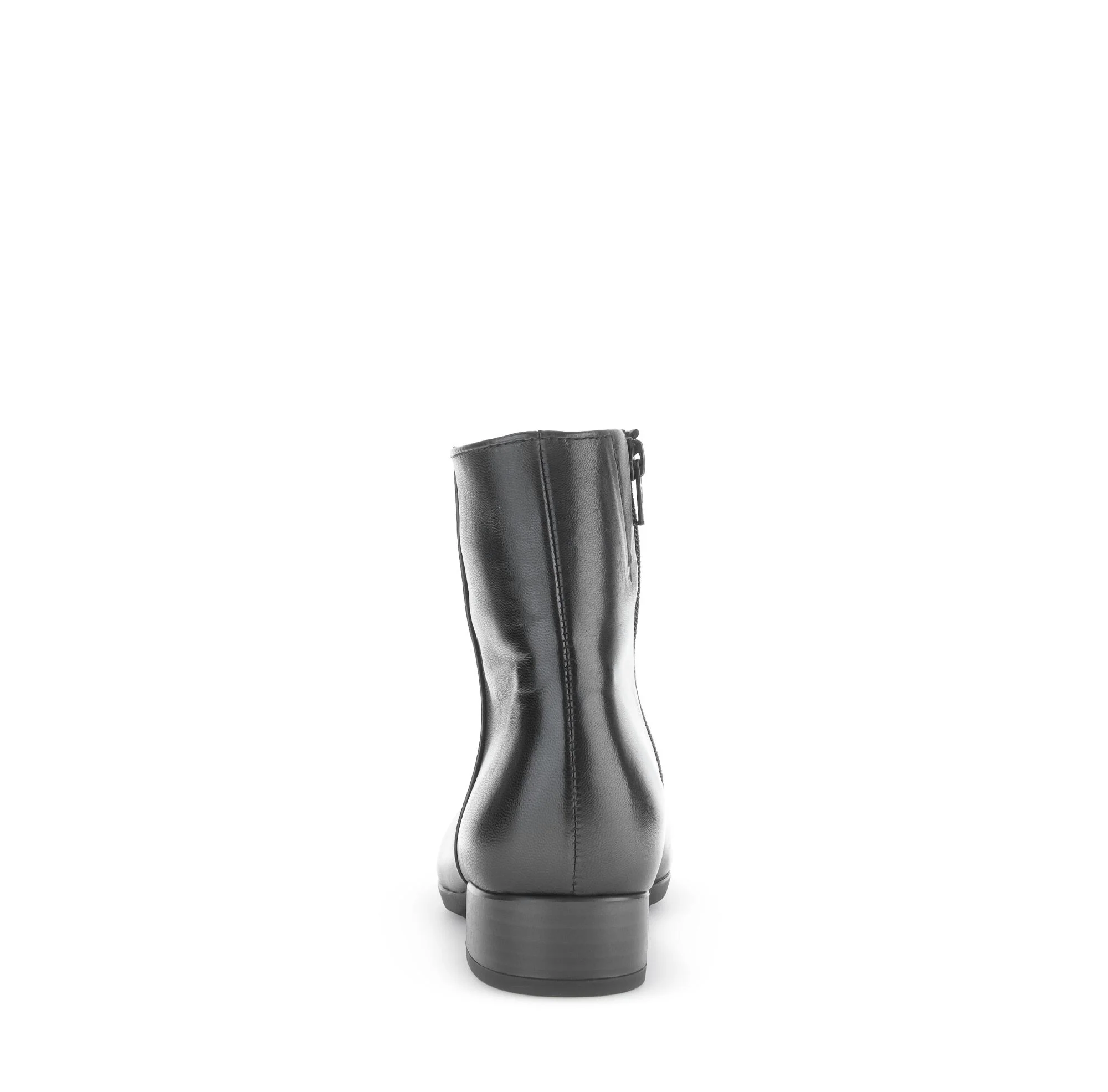 Bottines noires en cuir lisse - Image 4