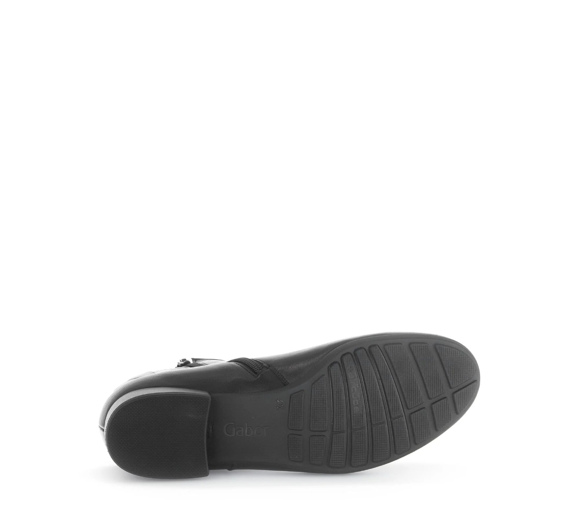 Bottines noires en cuir lisse - Image 7