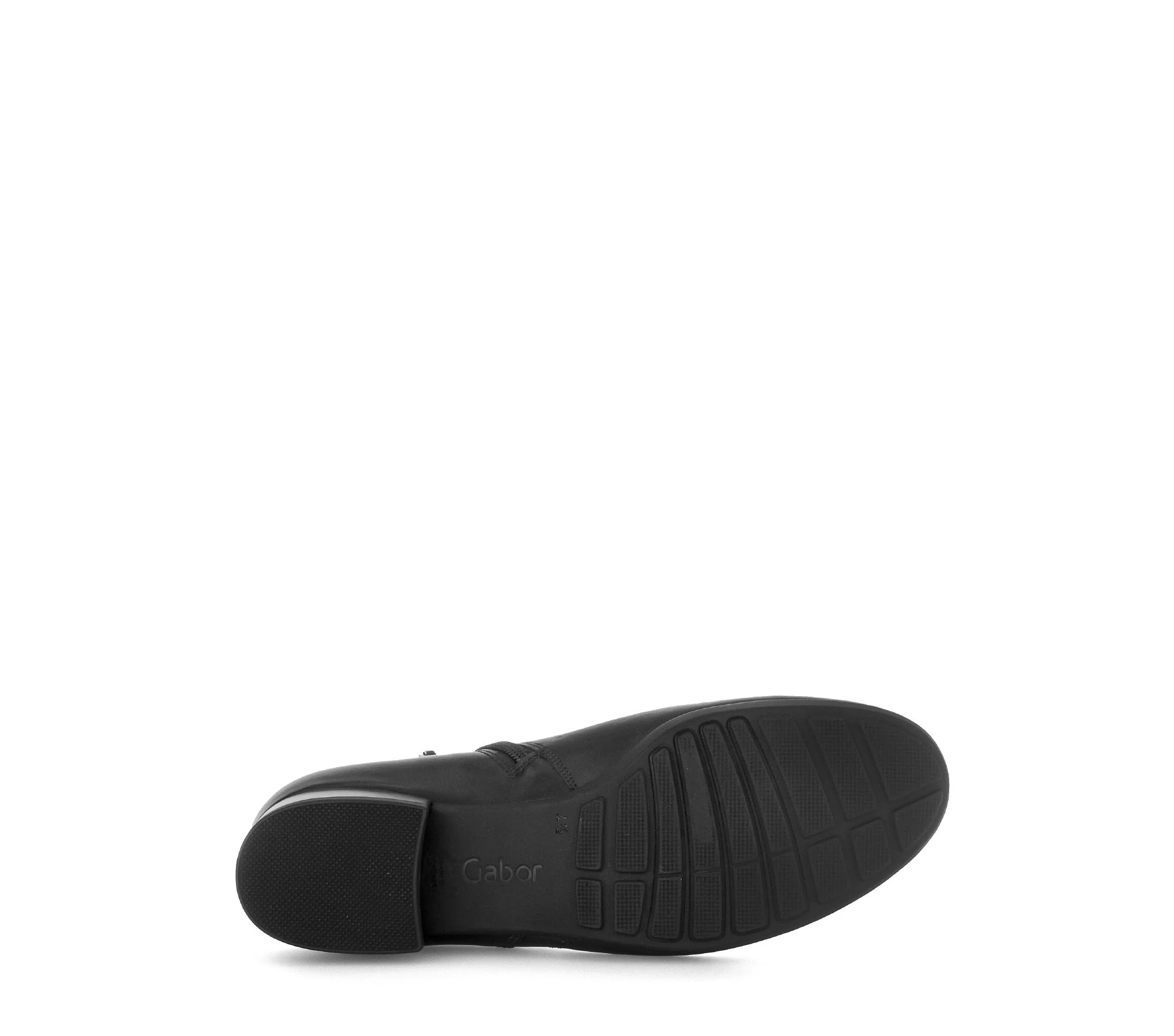 Bottines noires en cuir lisse - Image 7