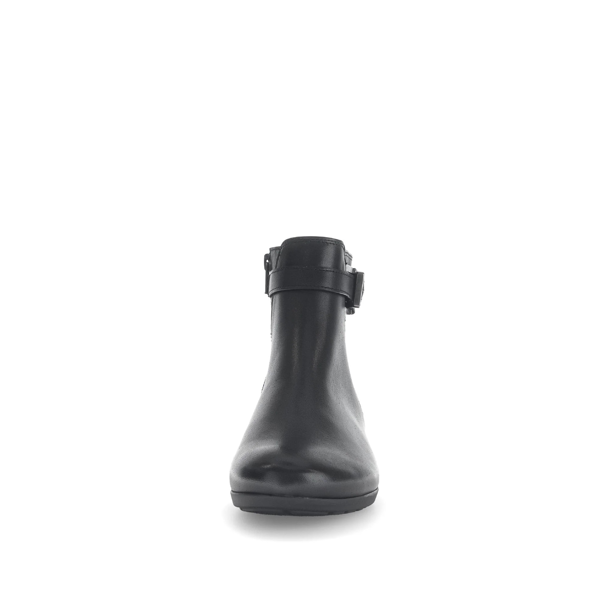 Bottines noires en cuir lisse - Image 5