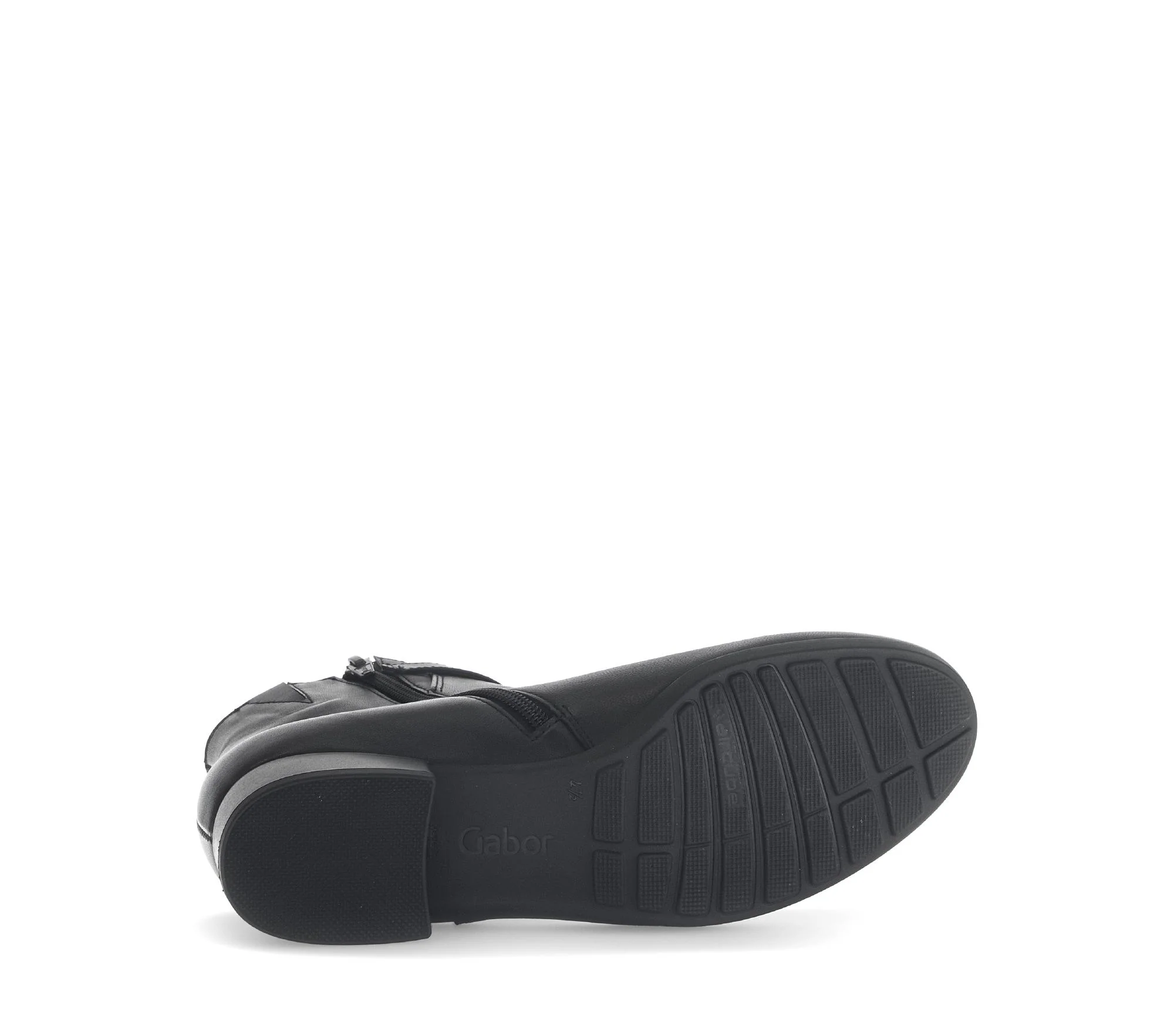 Bottines noires en cuir lisse - Image 7