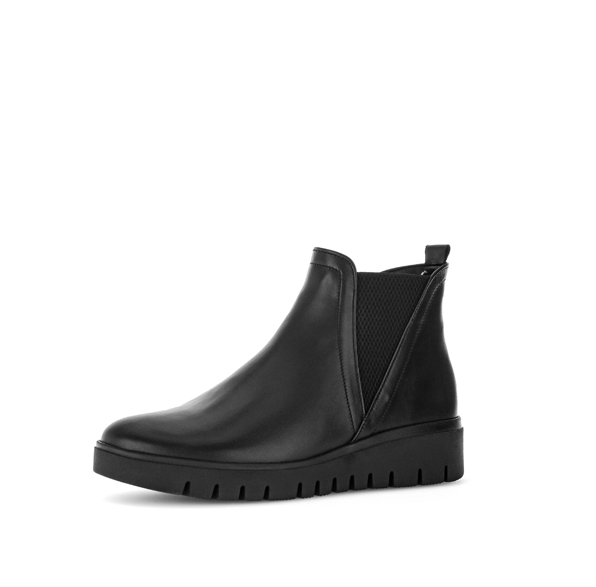 Bottines noires en cuir lisse - Image 6