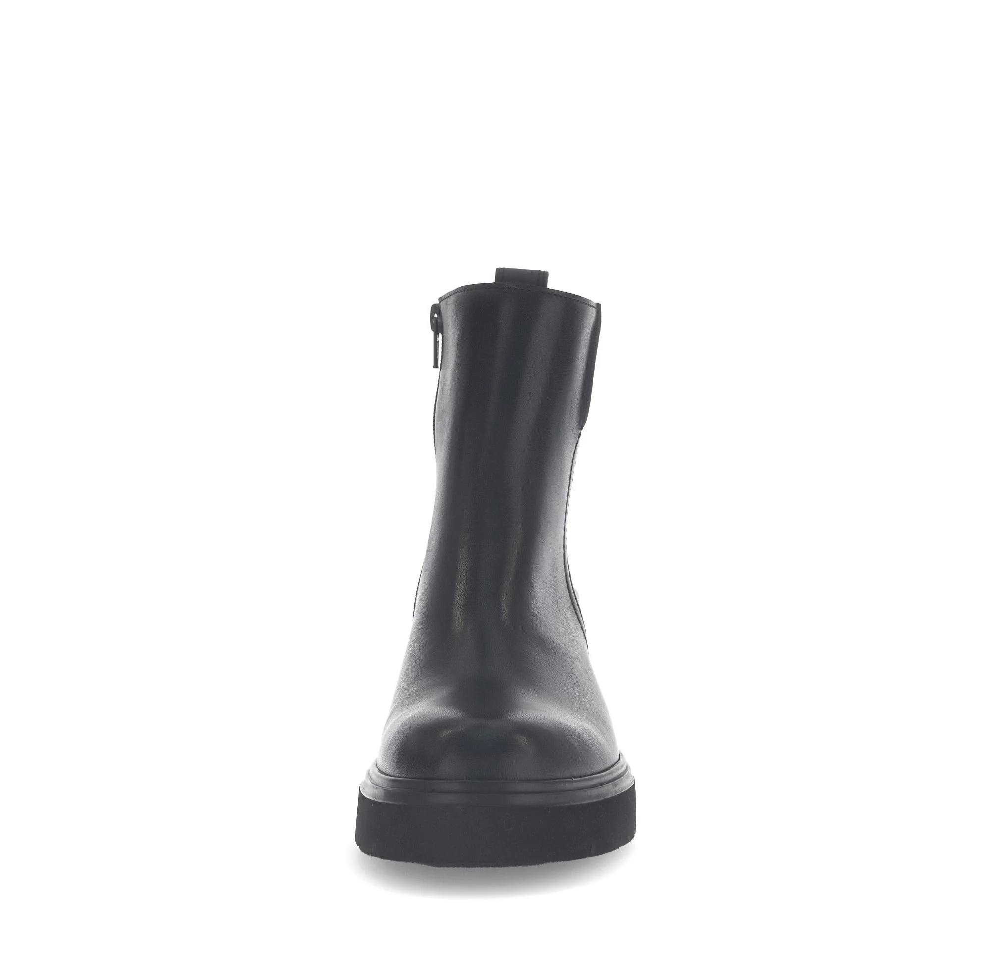 Bottines noires en cuir lisse - Image 5