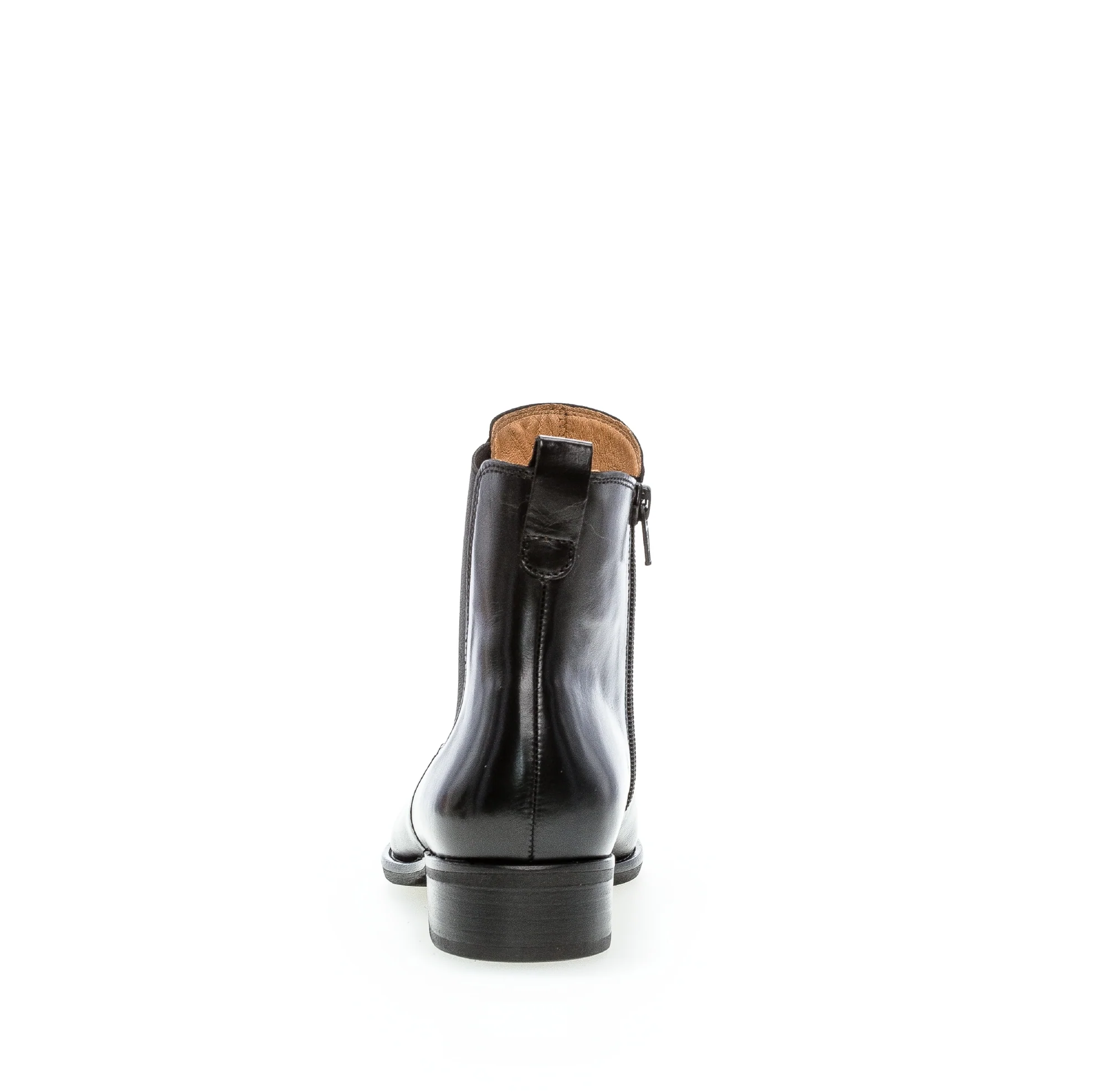 Bottines noires en cuir lisse - Image 6