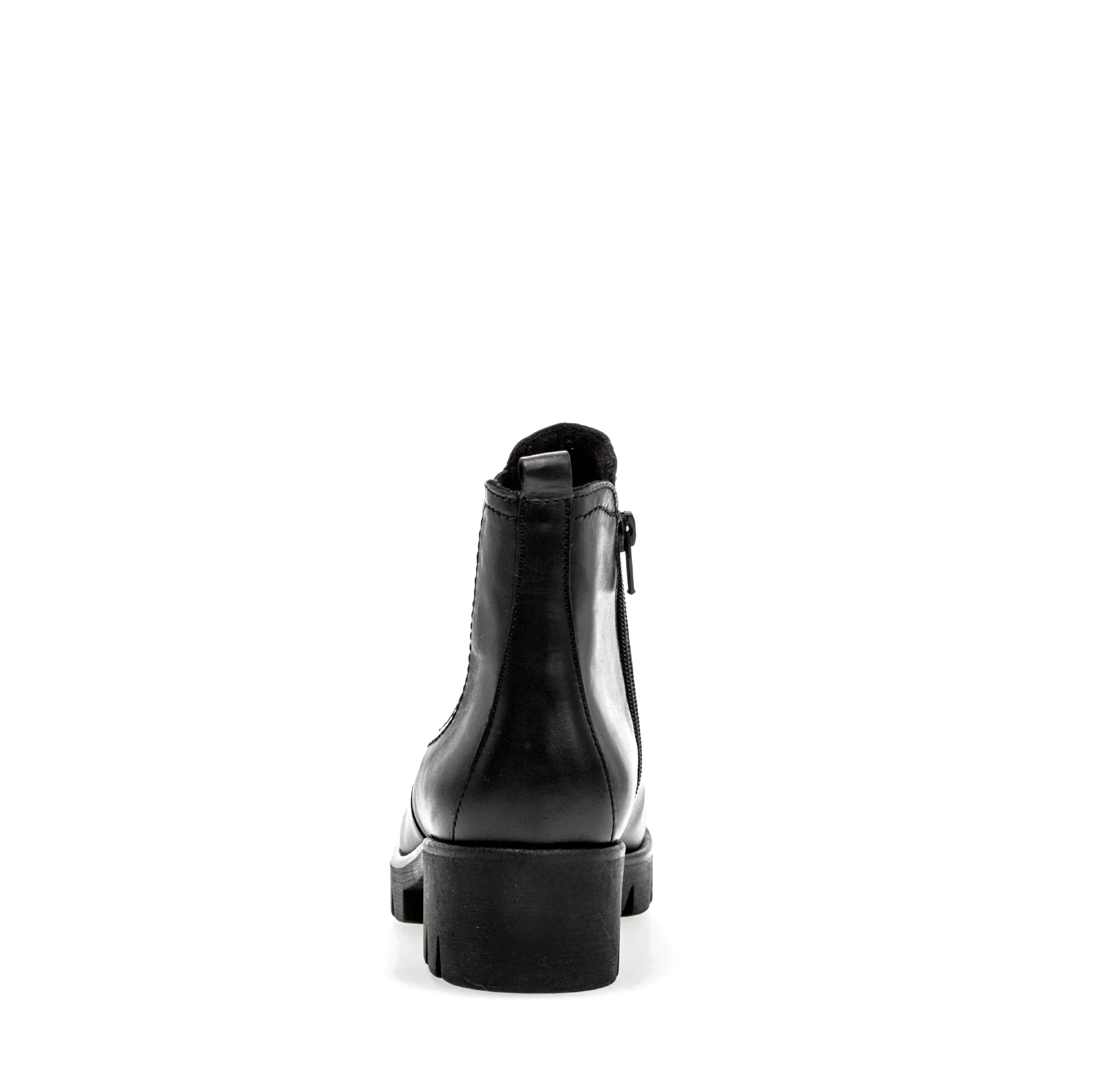 Bottines noires en cuir lisse - Image 4