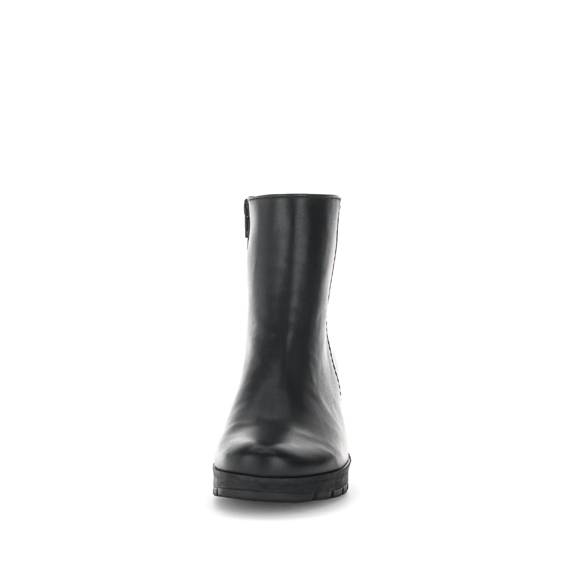 Bottines noires en cuir lisse - Image 5