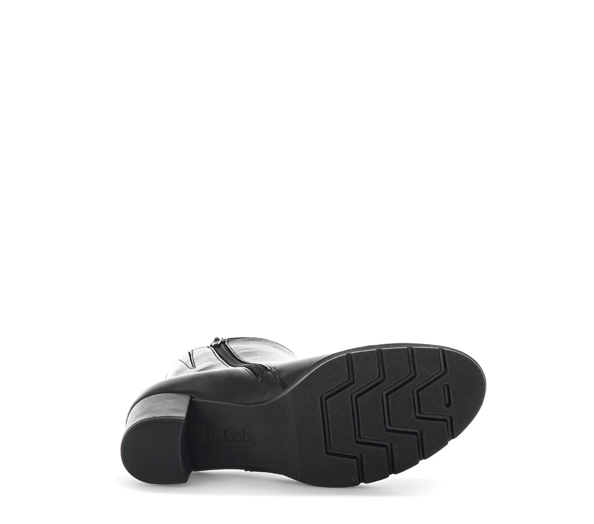 Bottines noires en cuir lisse - Image 7