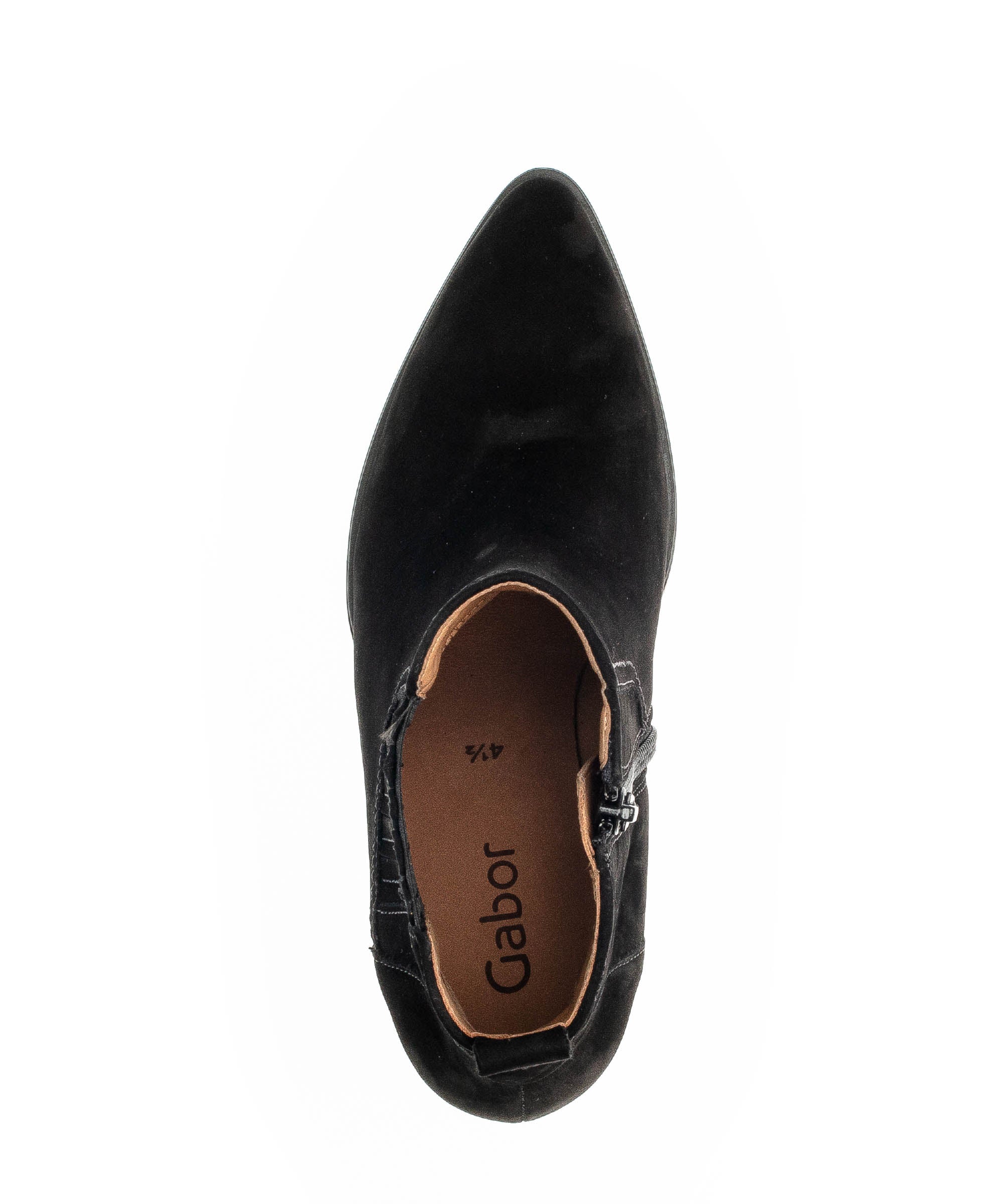 Bottines noires en nubuck - Image 4
