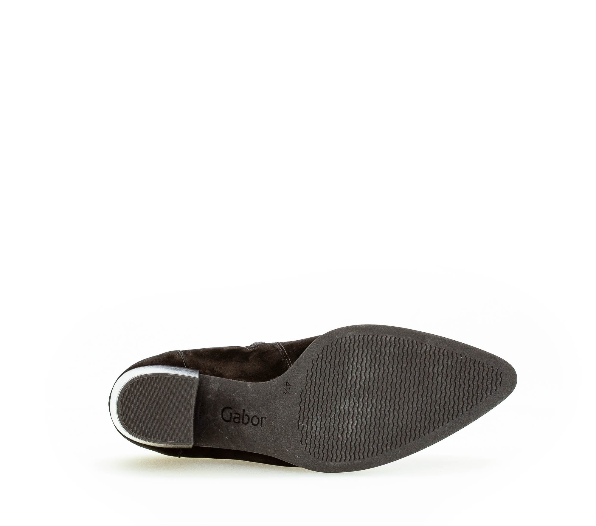 Bottines noires en nubuck - Image 7