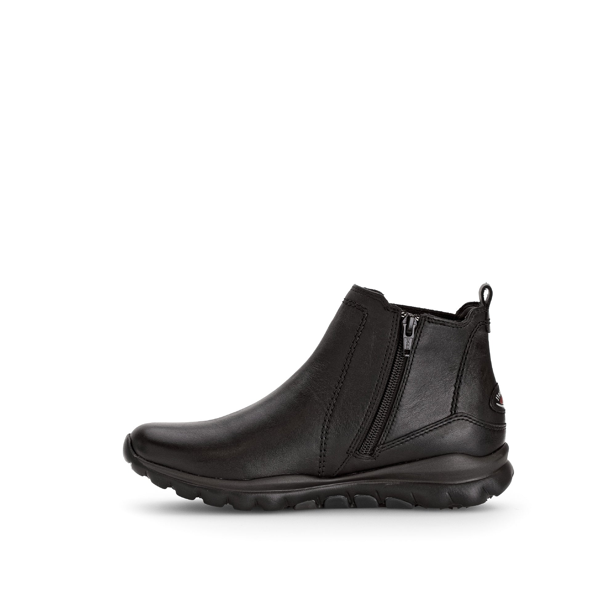 Bottines noirs en cuir lisse - Image 2