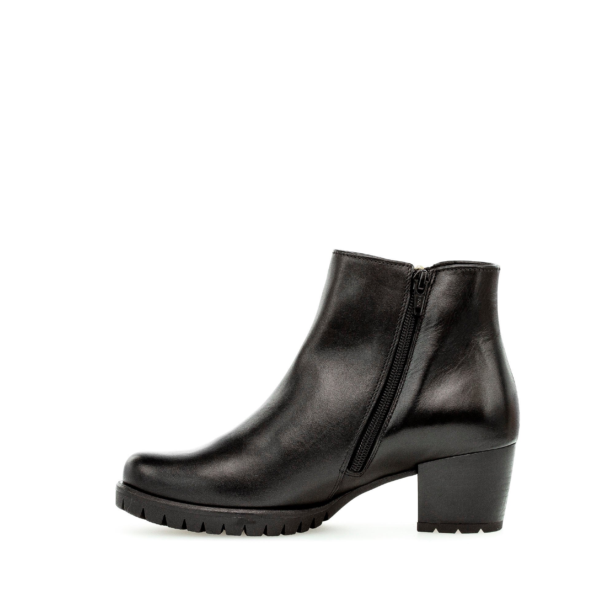 Bottines noirs en cuir lisse - Image 2