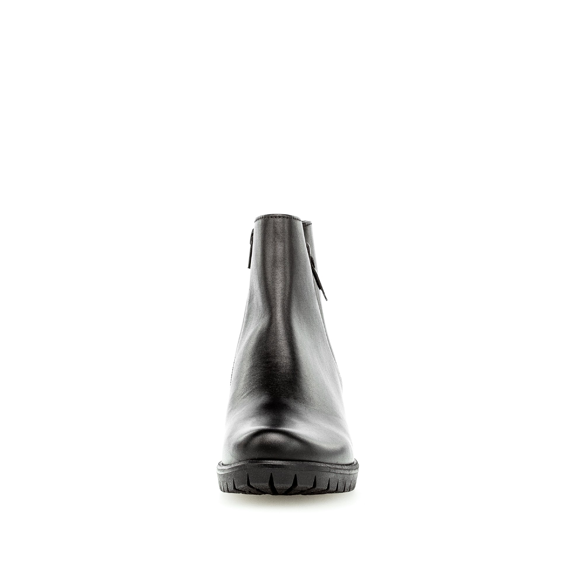 Bottines noirs en cuir lisse - Image 4
