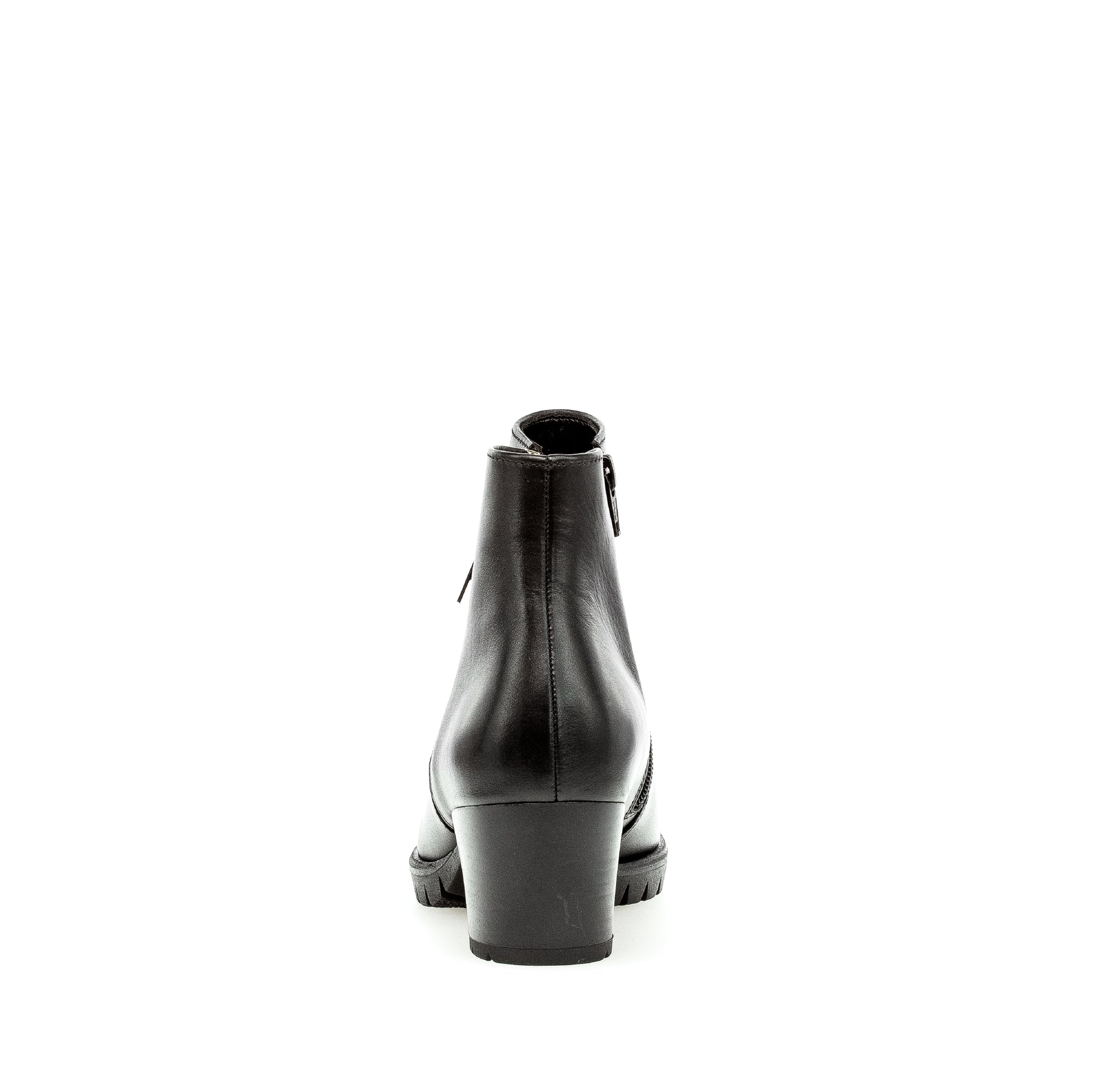 Bottines noirs en cuir lisse - Image 5