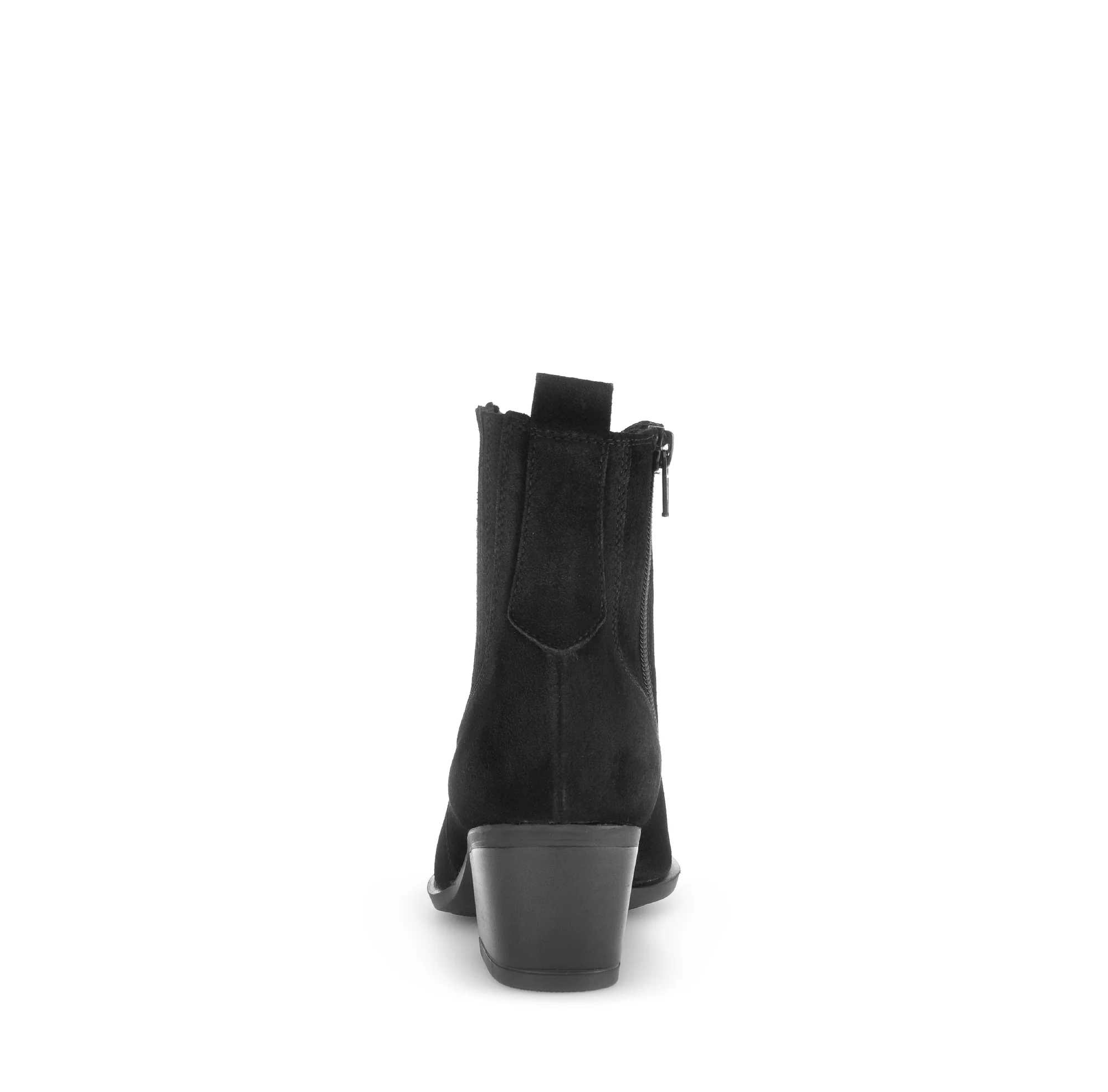 Bottines noirs en cuir velours - Image 5