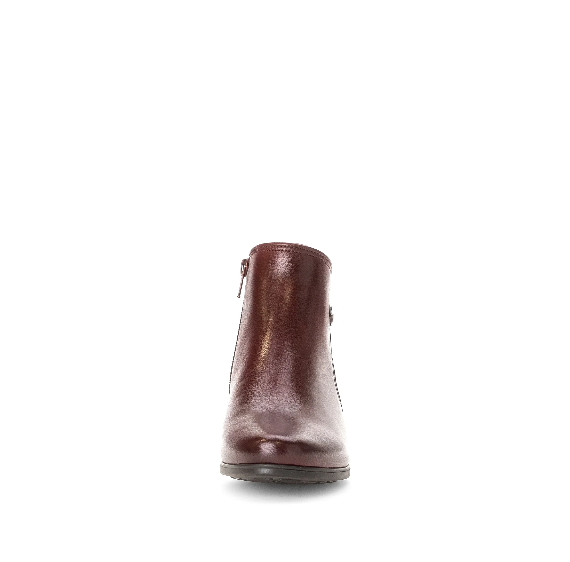 Bottines rouges en cuir lisse - Image 5