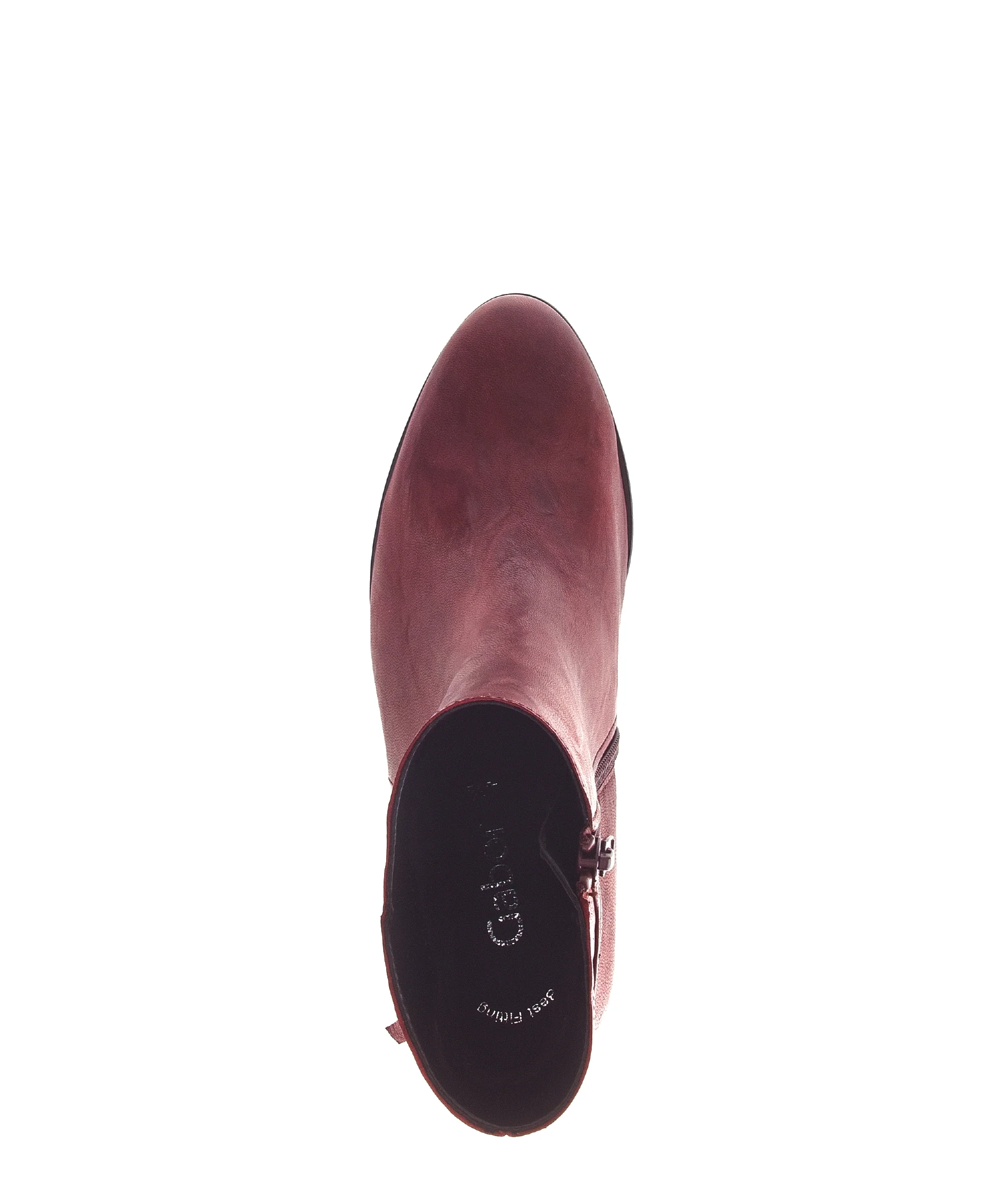 Bottines rouges en cuir lisse - Image 6