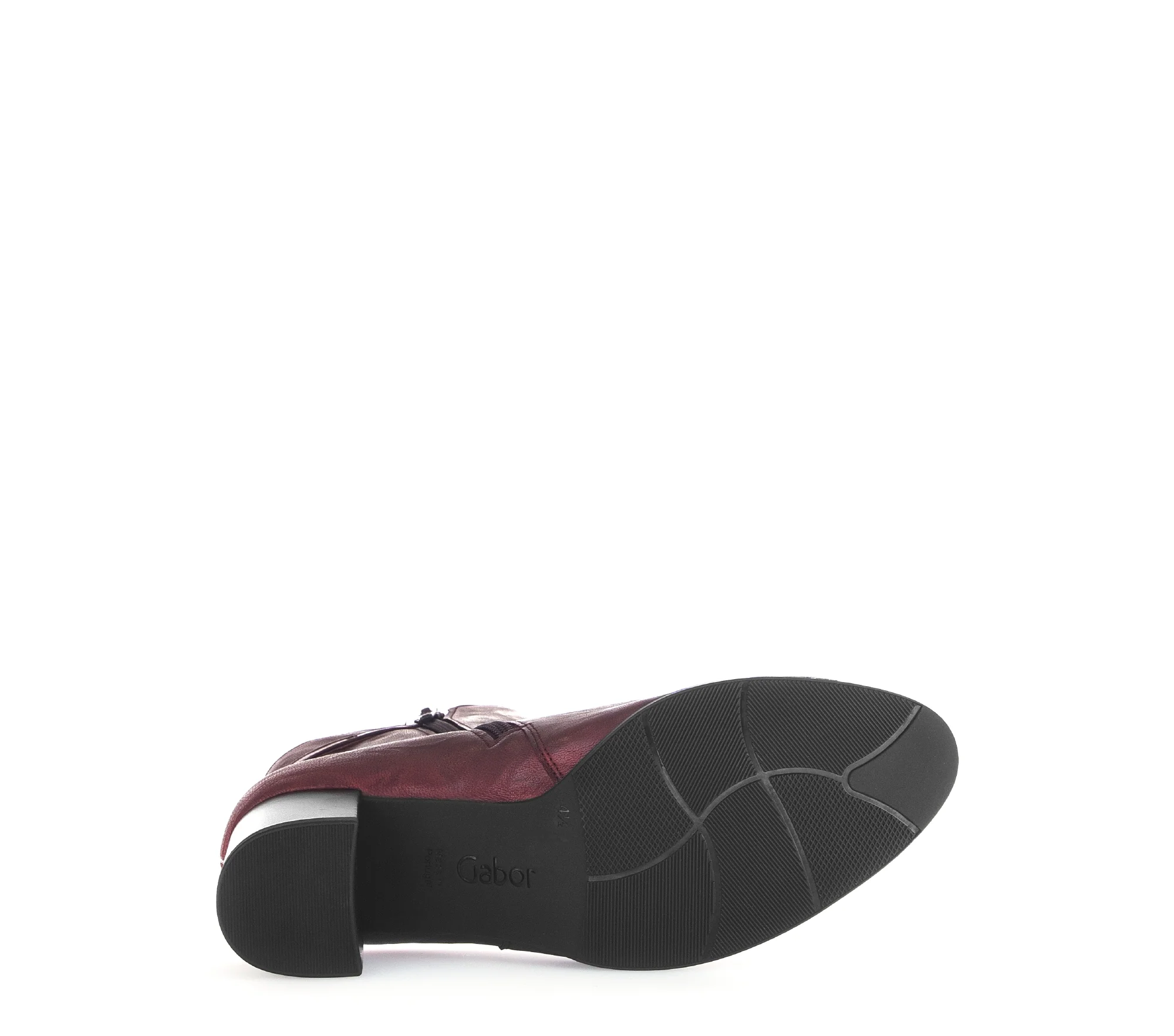 Bottines rouges en cuir lisse - Image 7