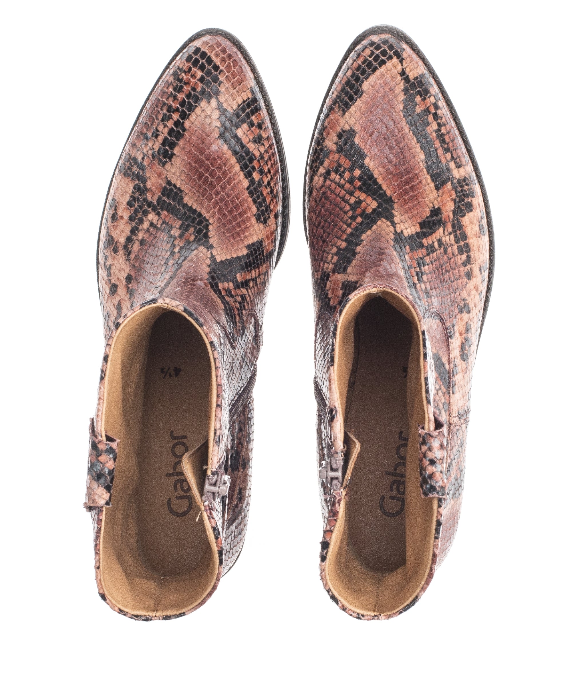 Bottines santiag effet python en cuir - Image 5