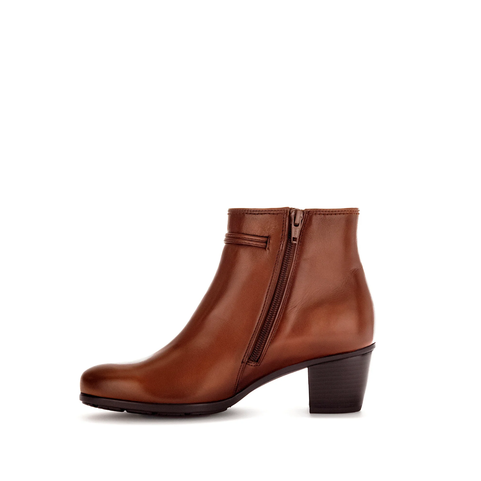 Bottines sattel en cuir lisse - Image 2