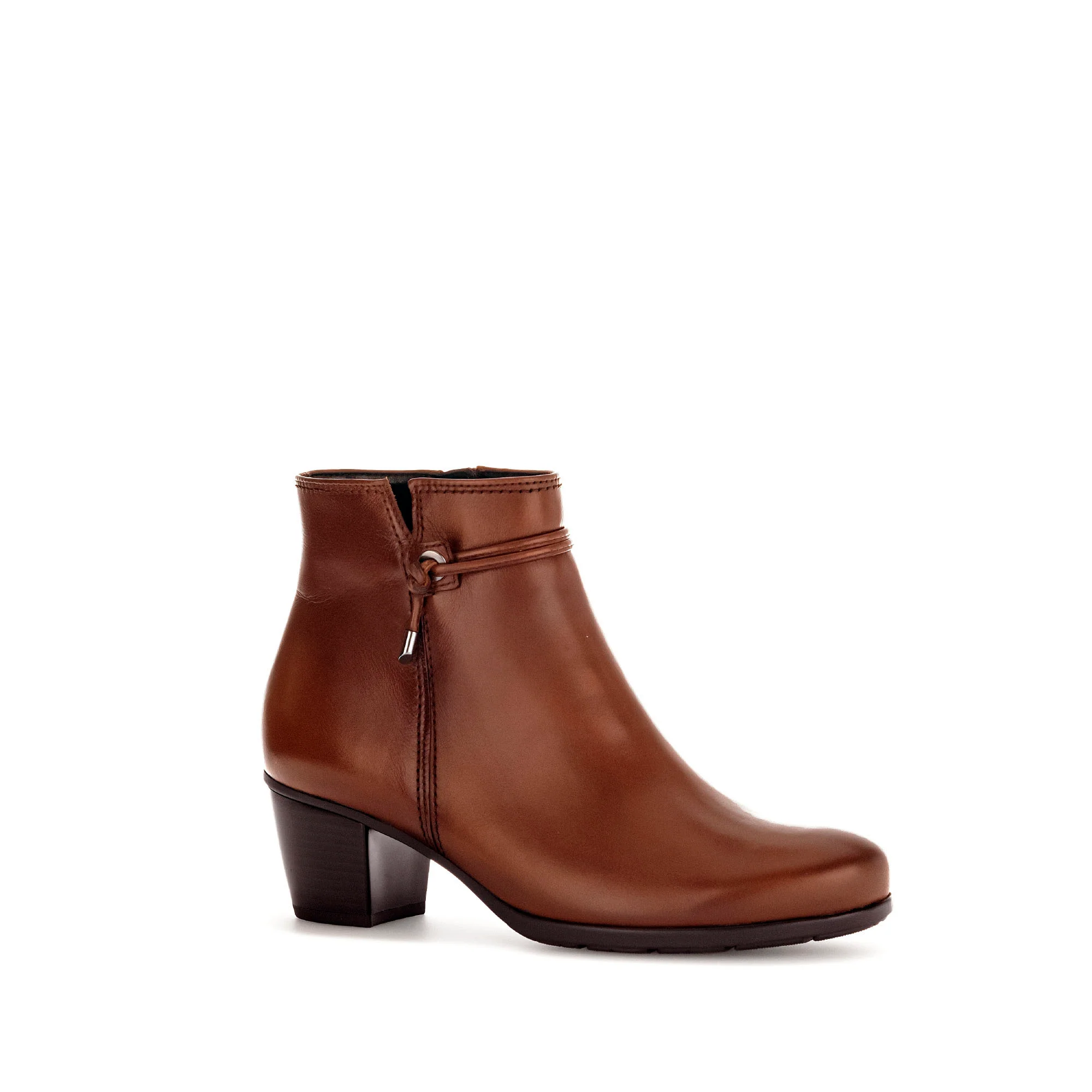 Bottines sattel en cuir lisse - Image 3