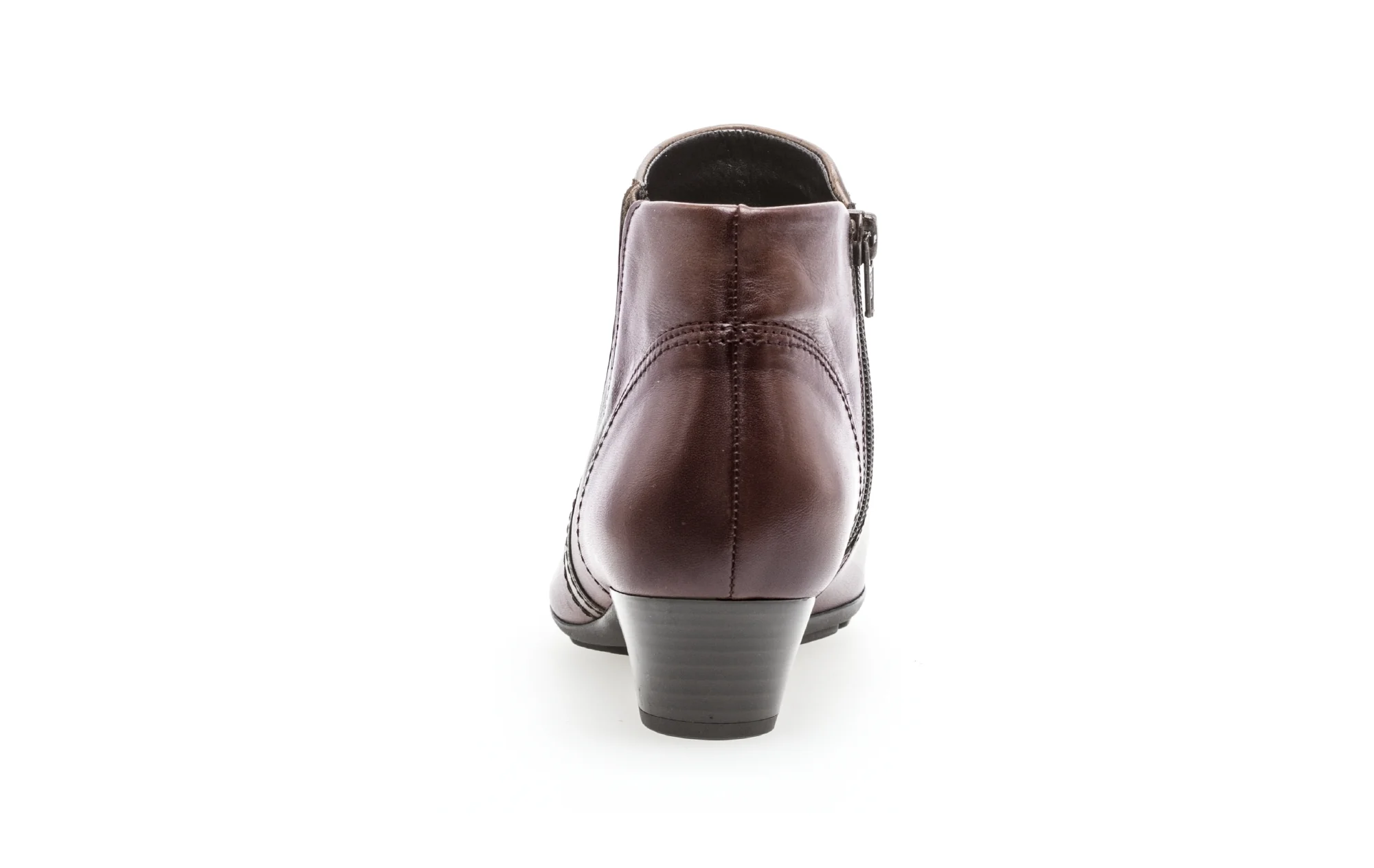 Bottines sattel en cuir lisse - Image 5