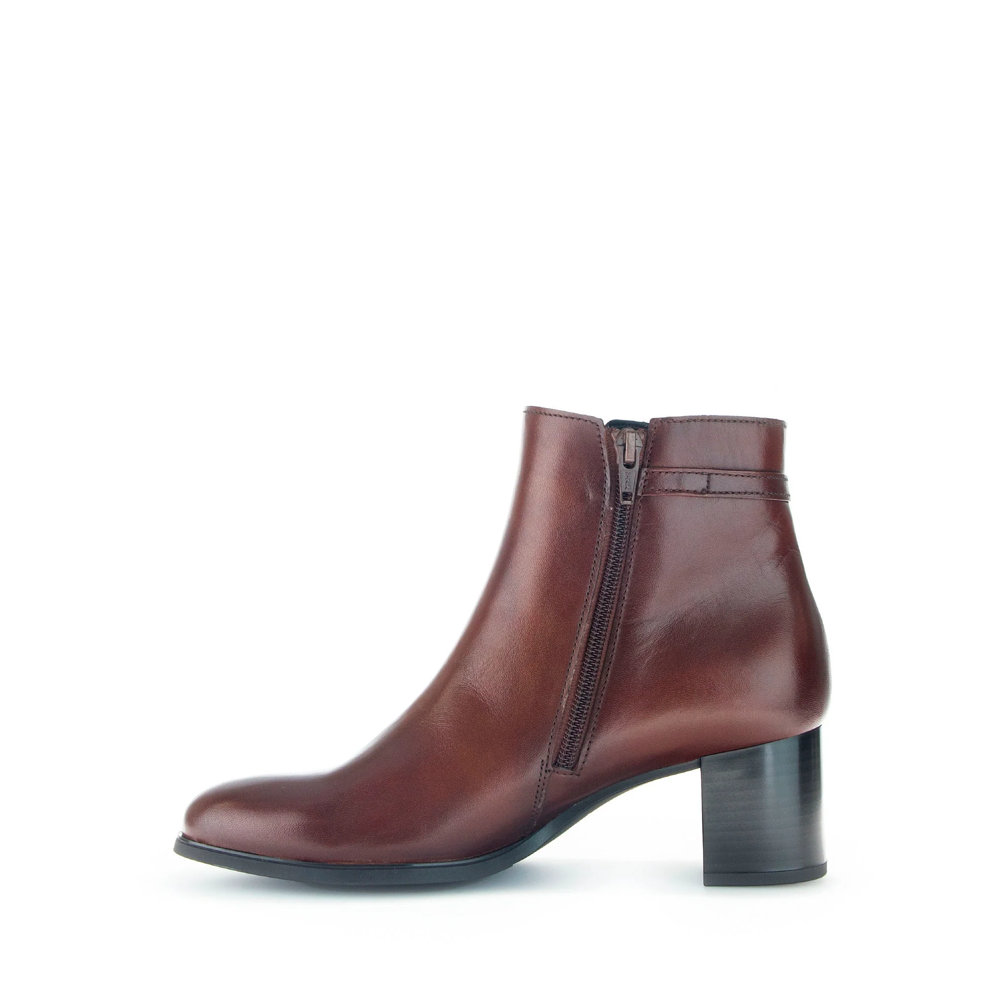 Bottines sattel en cuir lisse - Image 2