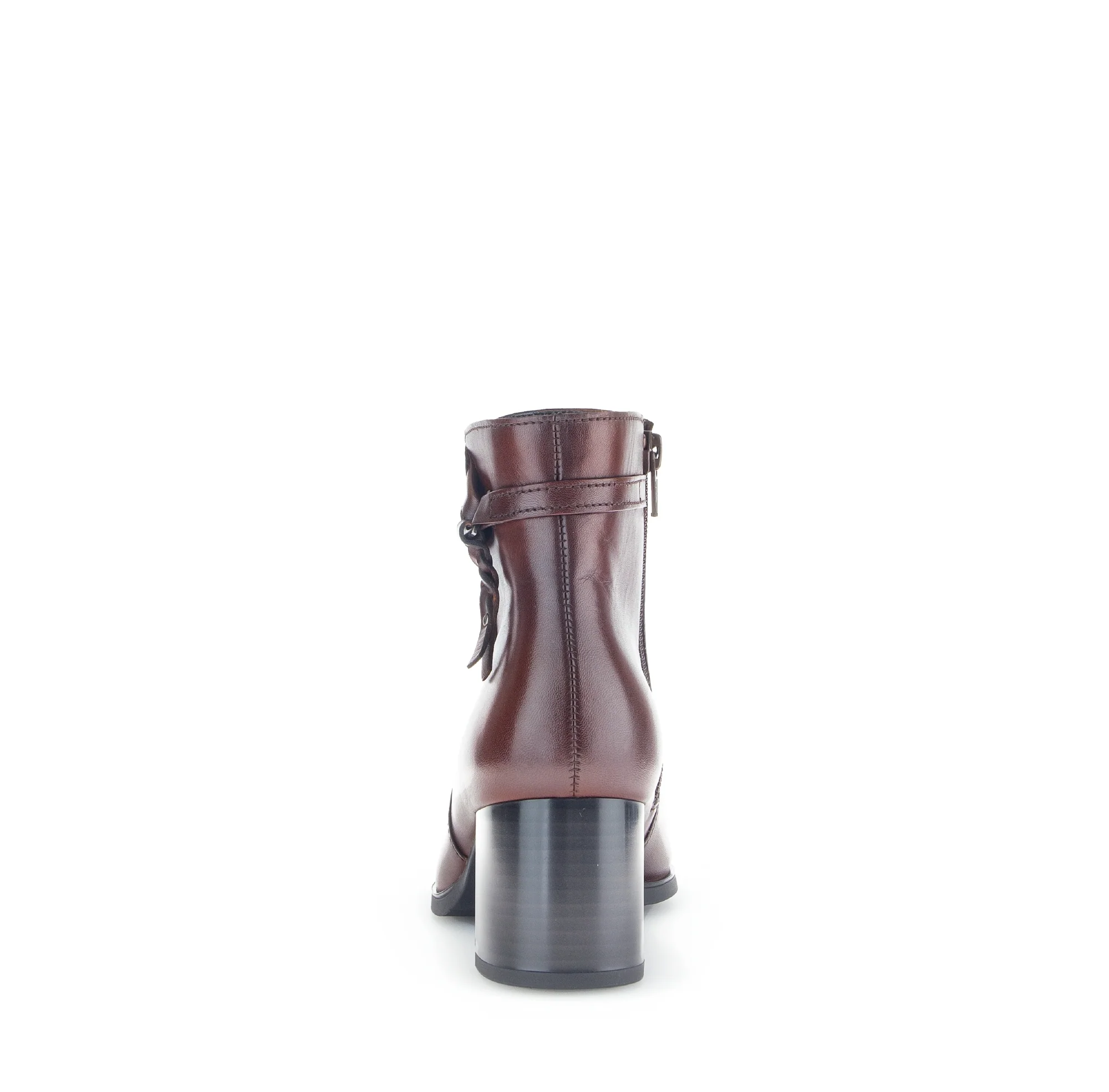 Bottines sattel en cuir lisse - Image 5