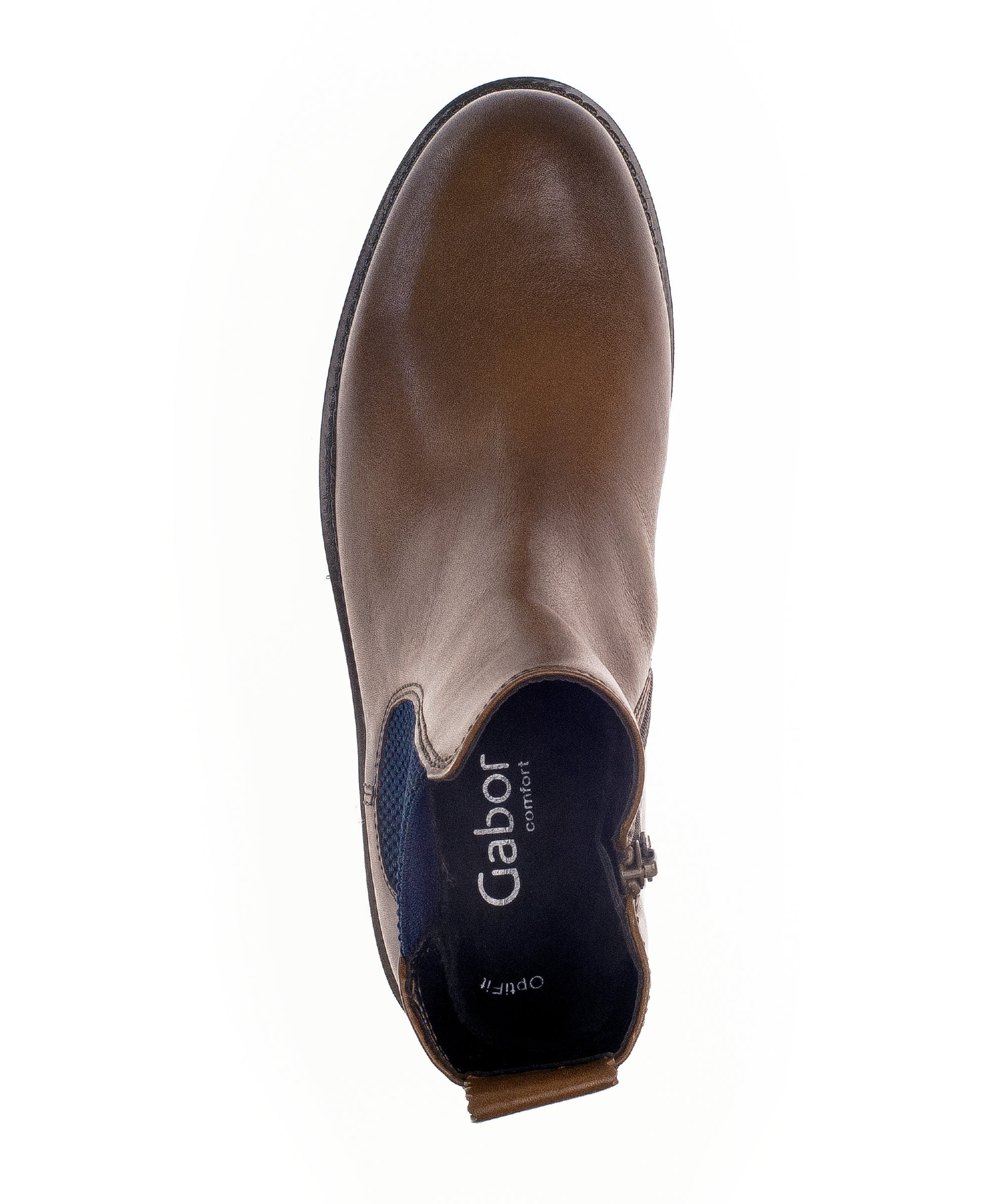 Bottines sattels en cuir lisse - Image 3