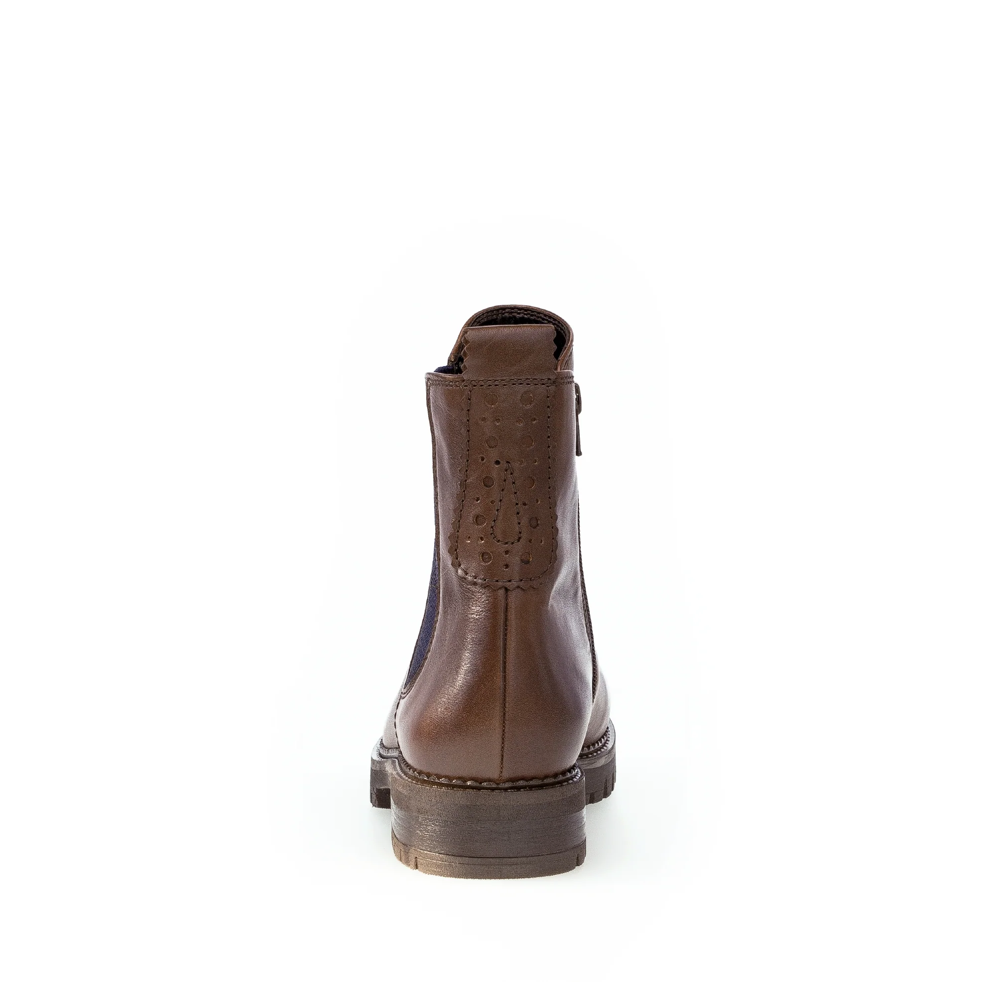 Bottines sattels en cuir lisse - Image 4