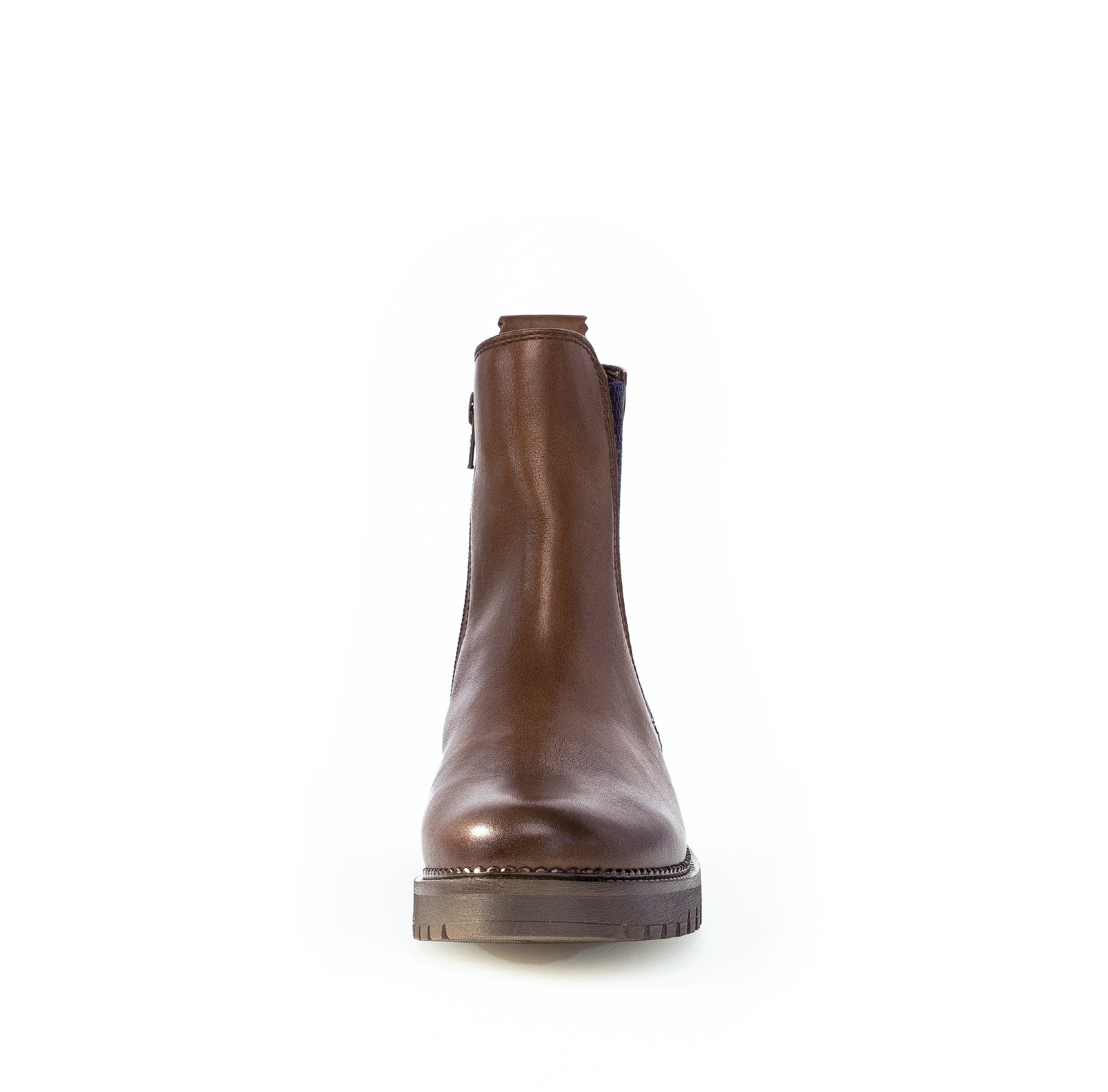 Bottines sattels en cuir lisse - Image 5