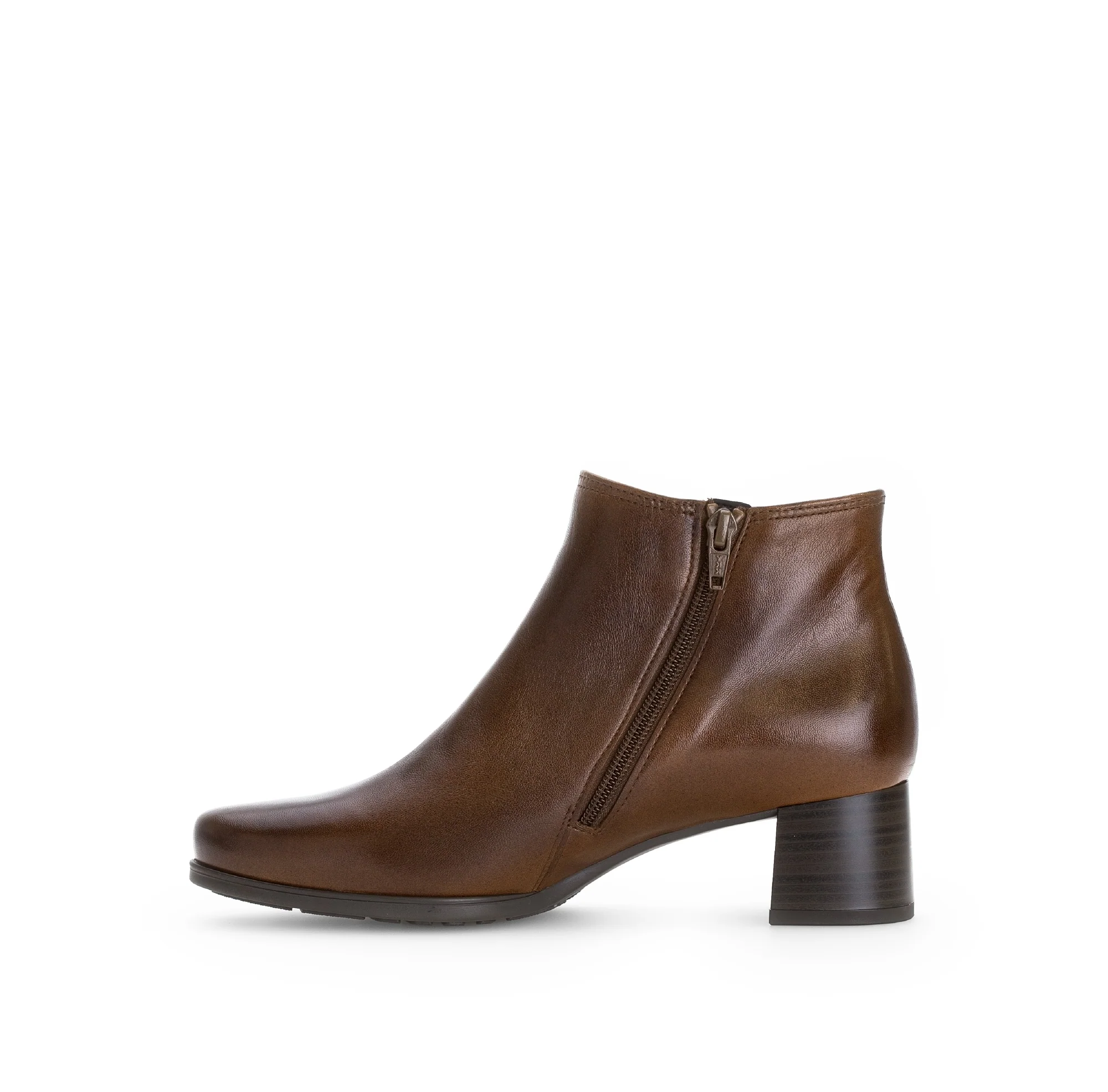 Bottines sattels en cuir lisse - Image 2
