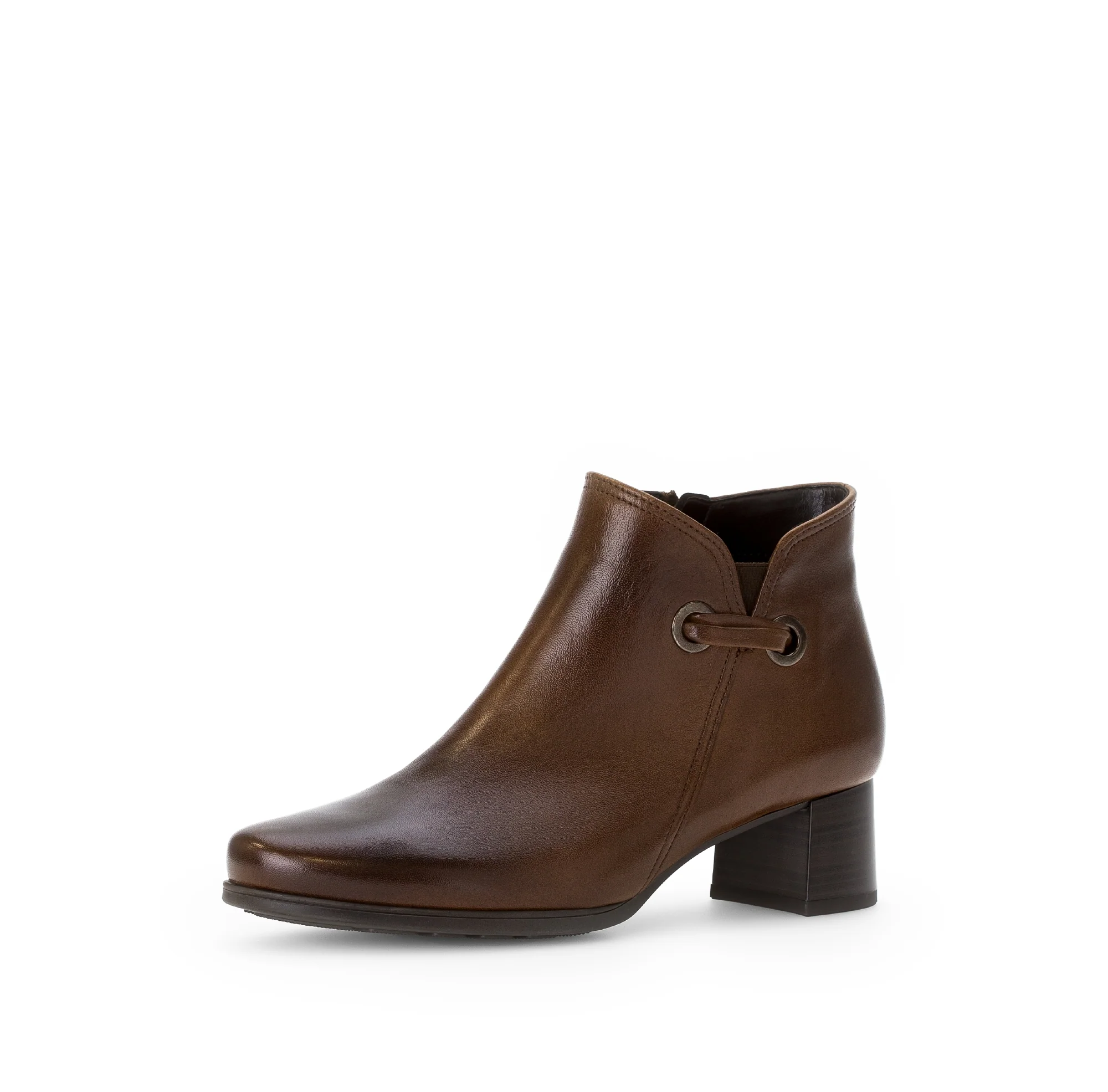 Bottines sattels en cuir lisse - Image 6